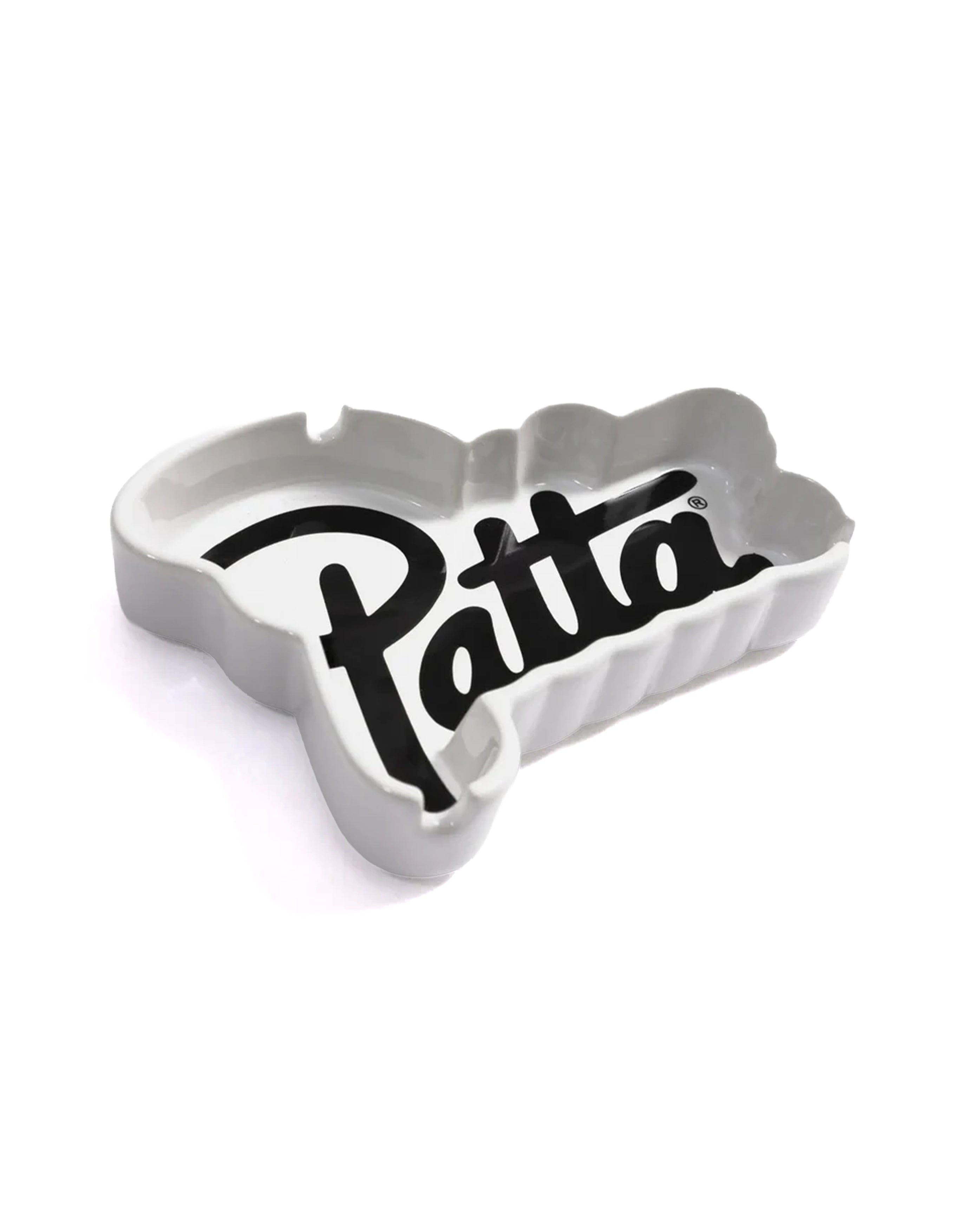 Script Logo Shaped Ashtray White Black - Starcowparis - 2