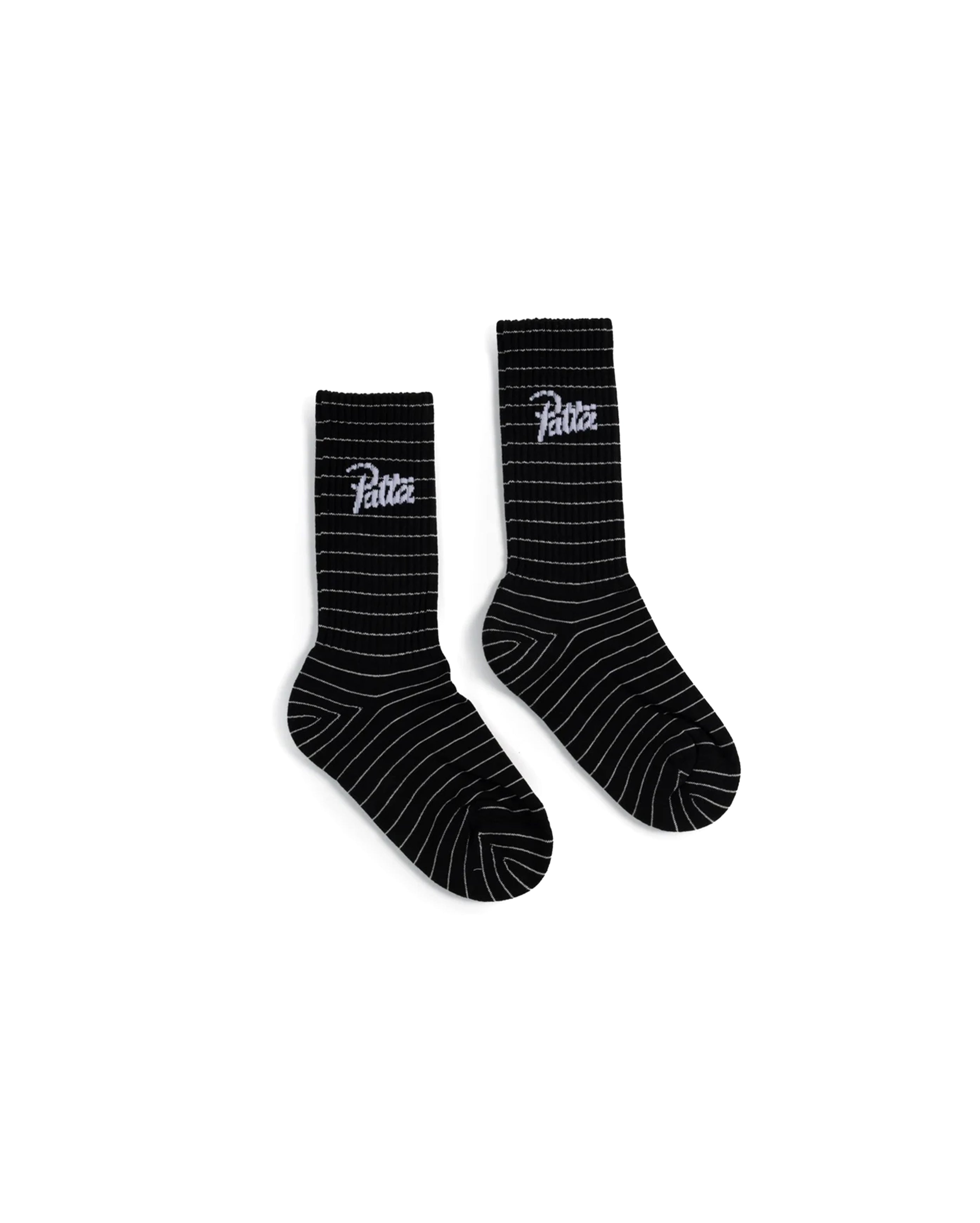 Striped Socks Black Iris - Starcowparis - 1