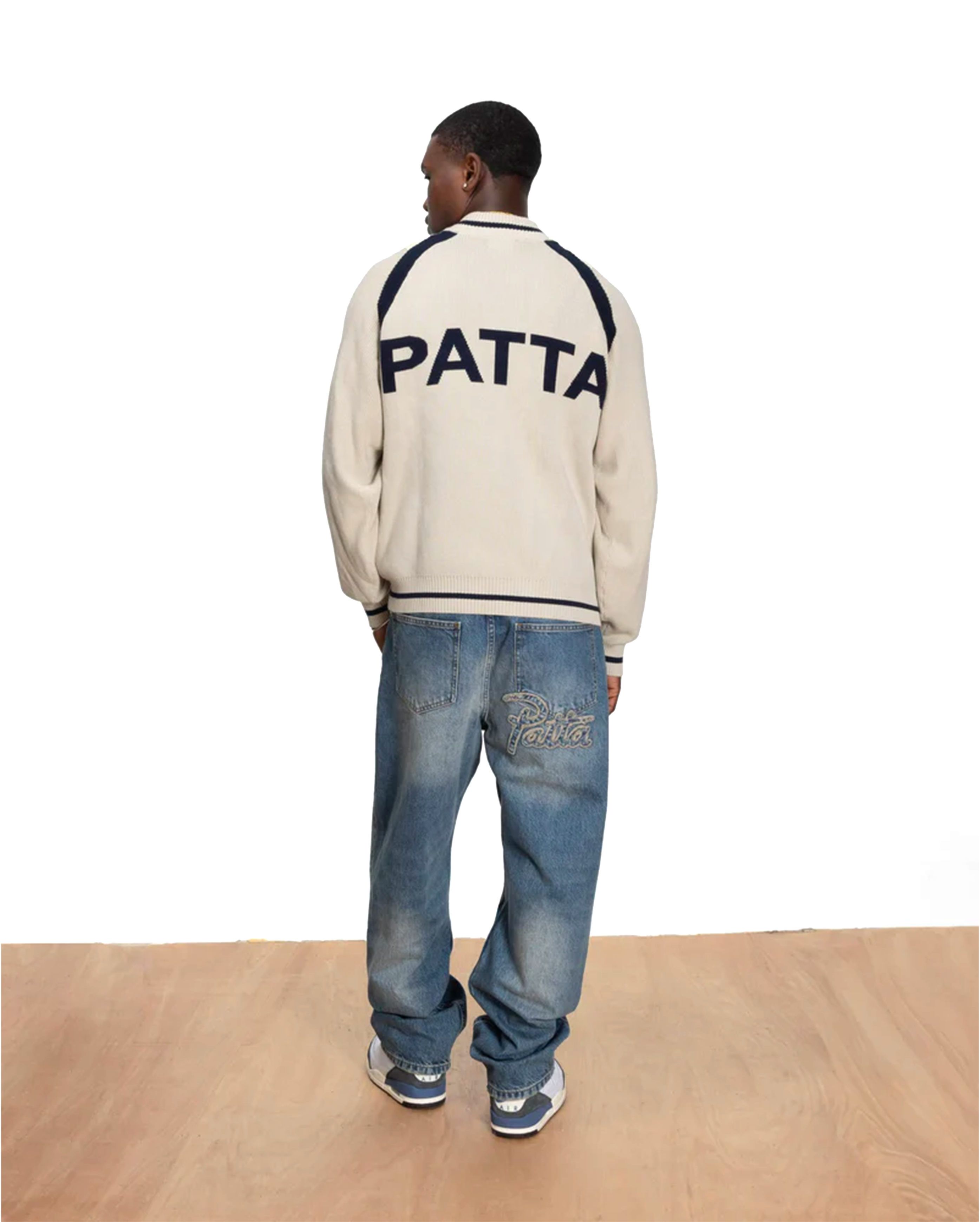 Patta Track Top Cardigan Vaporous Grey - Starcowparis - 4