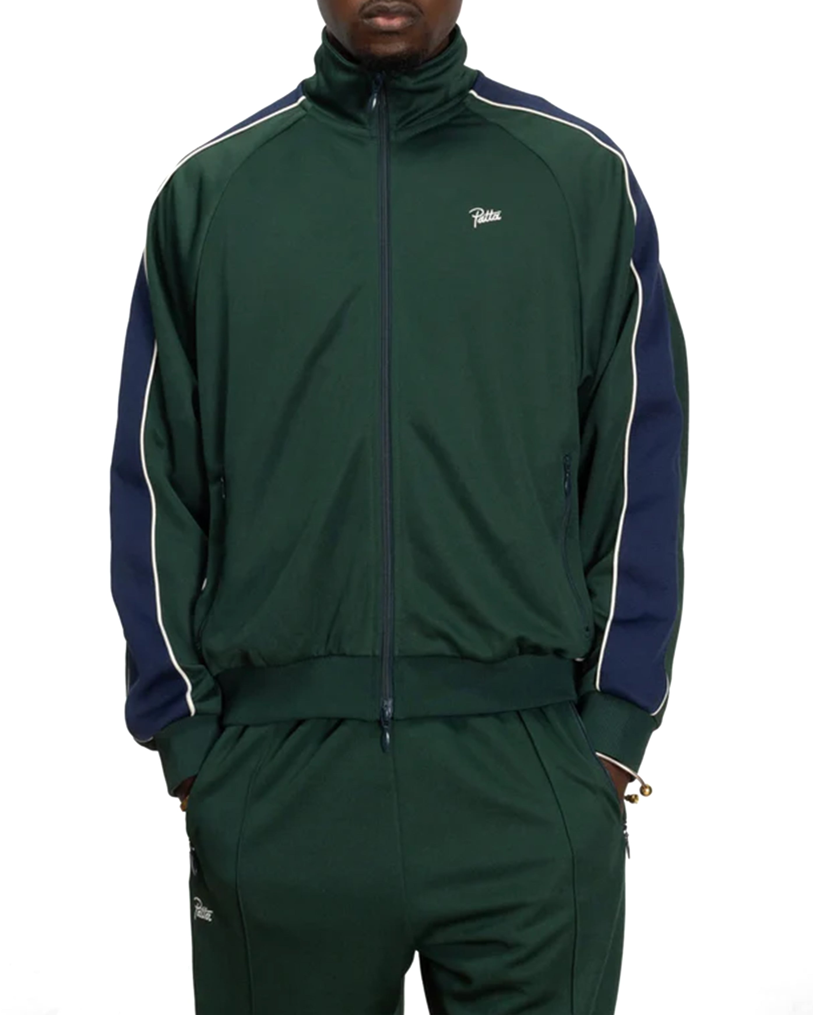 Tricot Track Jacket Pine Green - Starcowparis - 2
