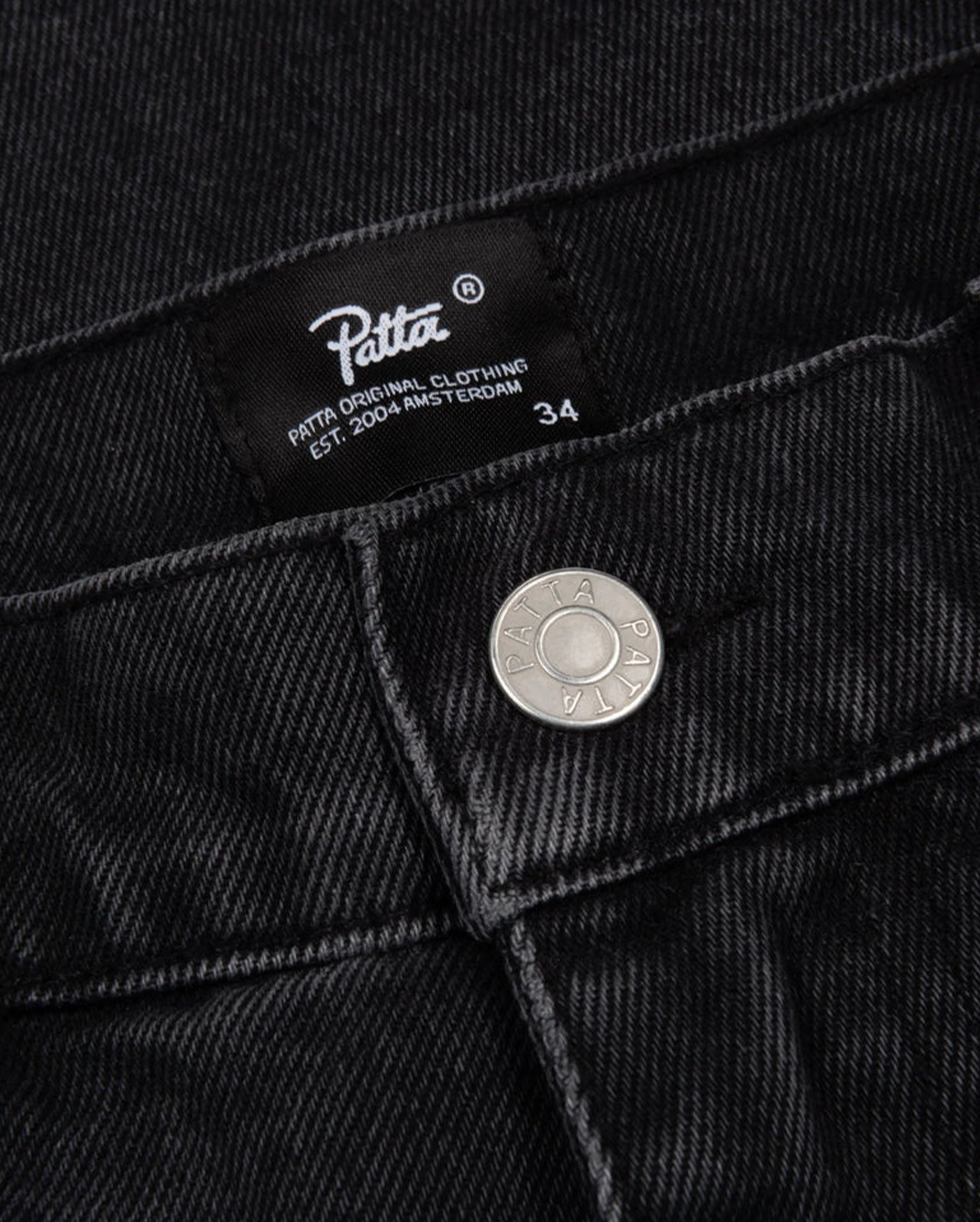 Whiskers Denim Shorts Black - Starcowparis - 4