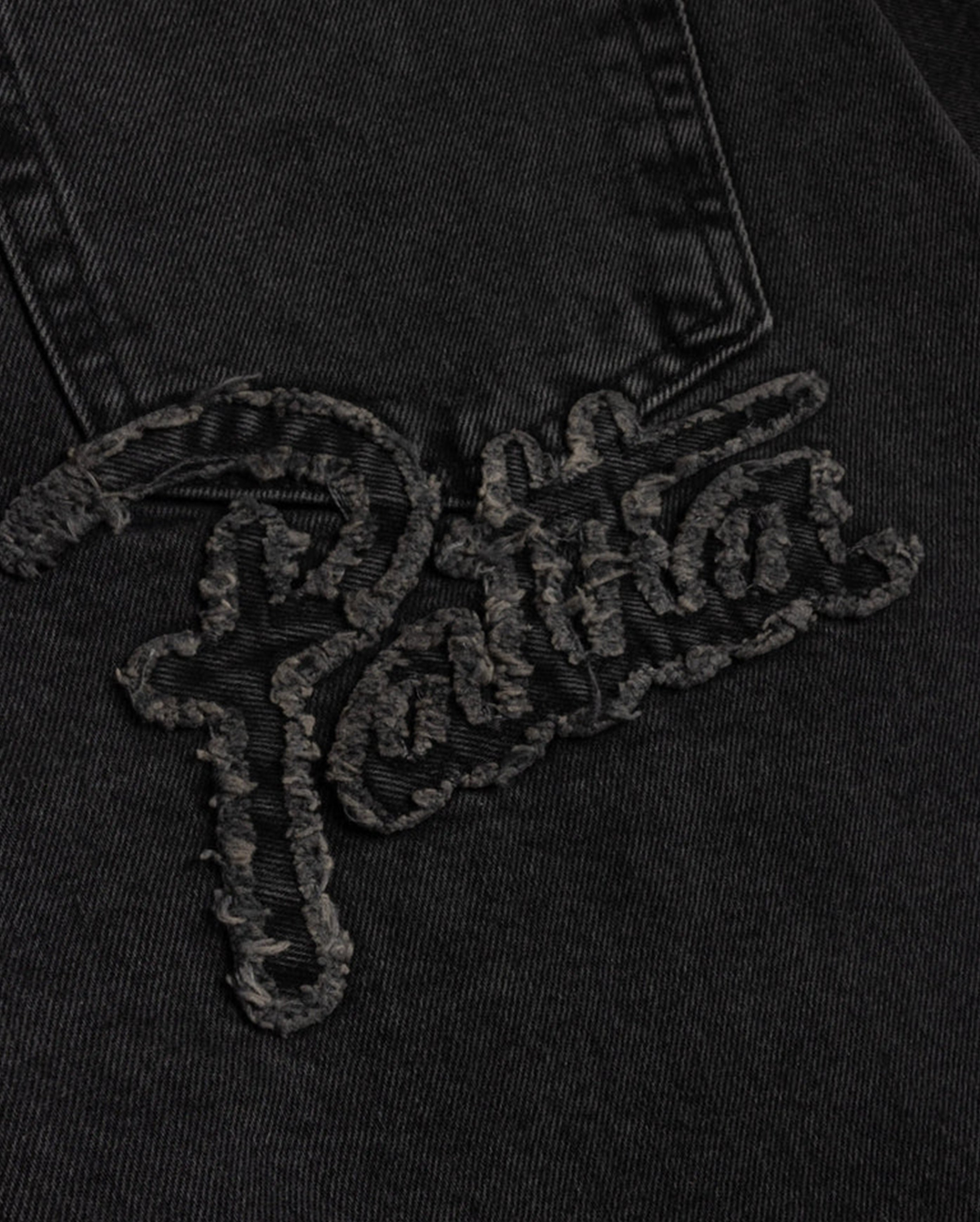Whiskers Denim Shorts Black - Starcowparis - 6
