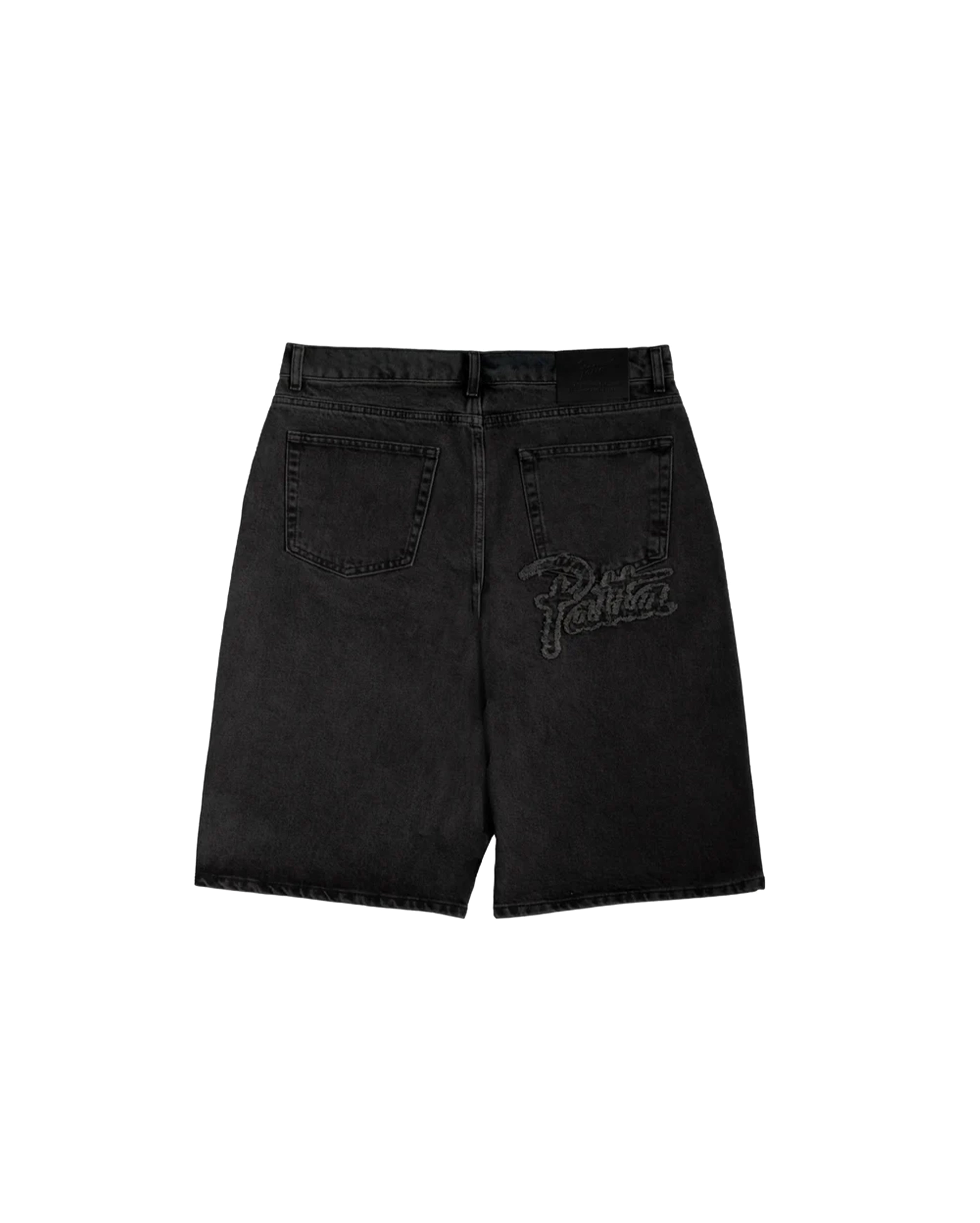 Whiskers Denim Shorts Black - Starcowparis - 1