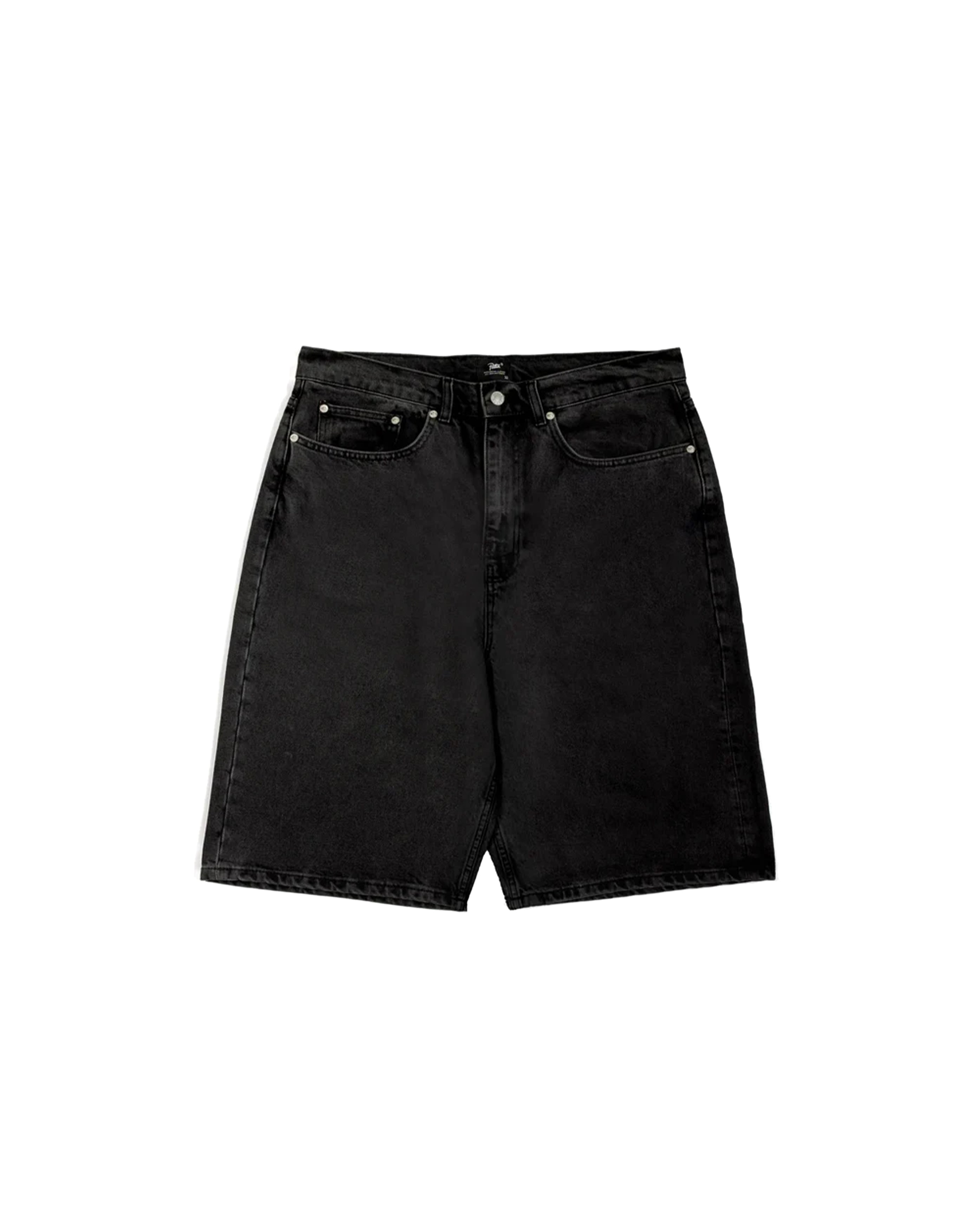 Whiskers Denim Shorts Black - Starcowparis - 3