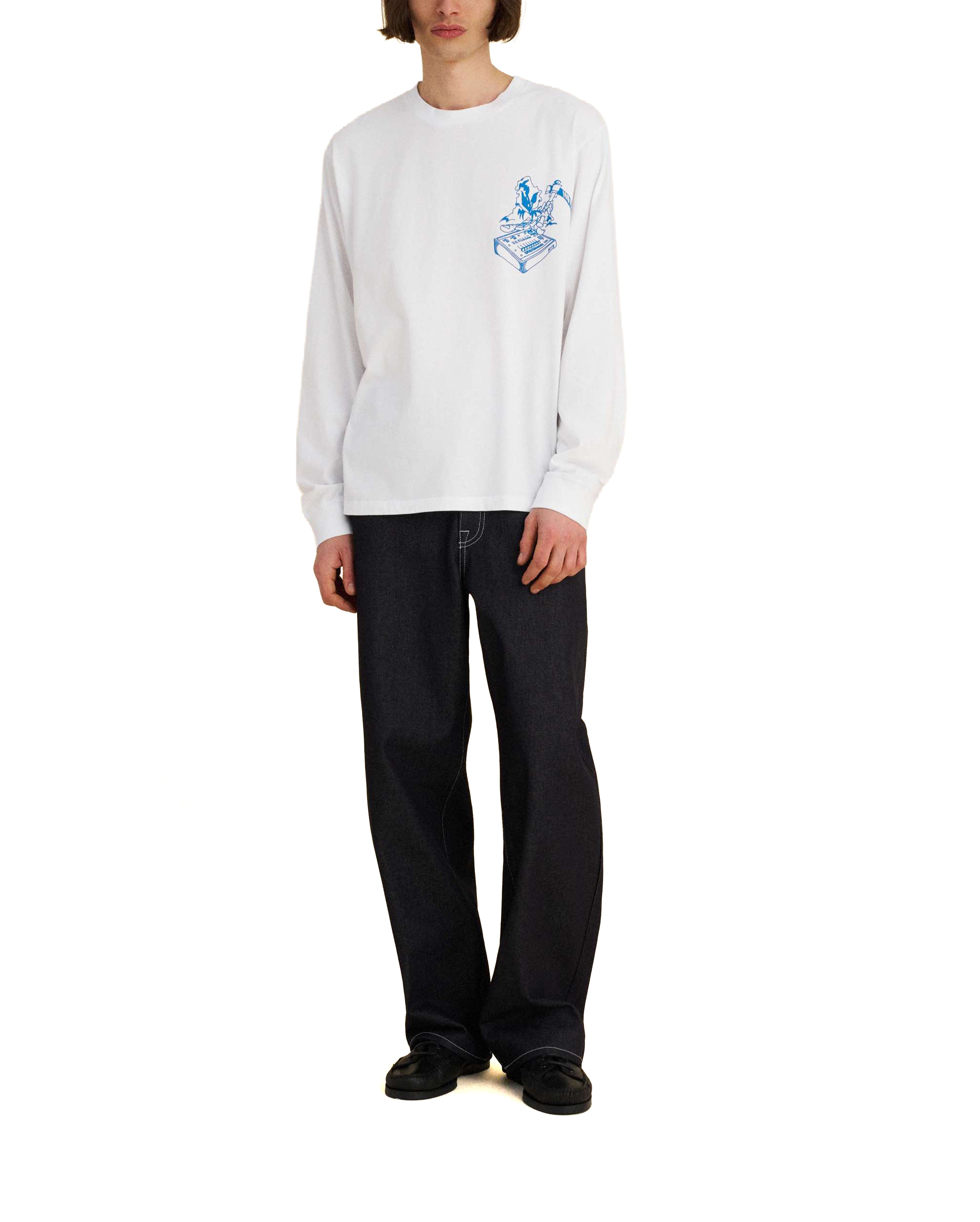 Kogancult TR-808 T-Shirt LS White Homme - Starcowparis - 3