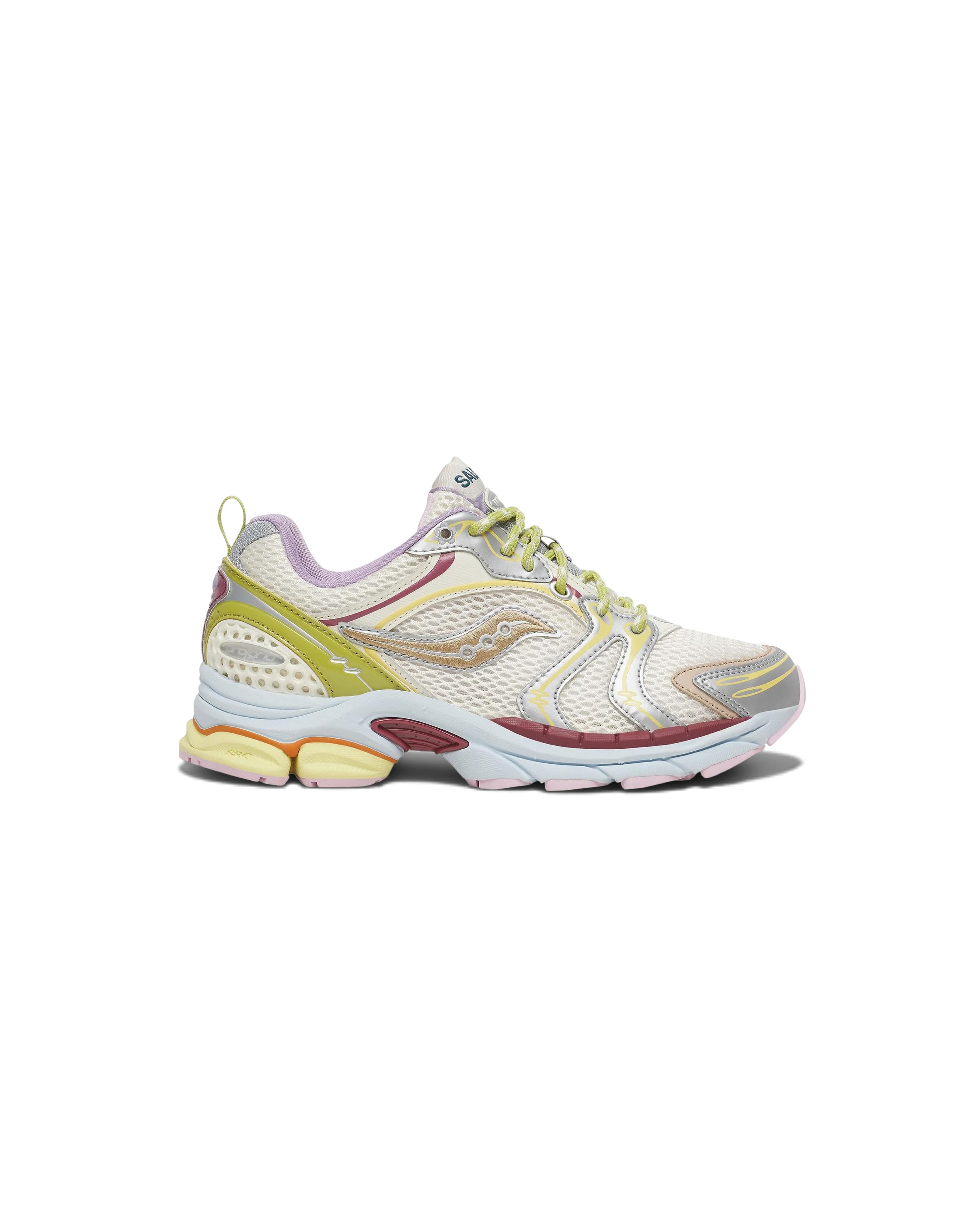 Saucony x Evelynn World ProGrid Triumph 4 Silver Matcha, profil, Starcow Paris - Starcow Paris - 1
