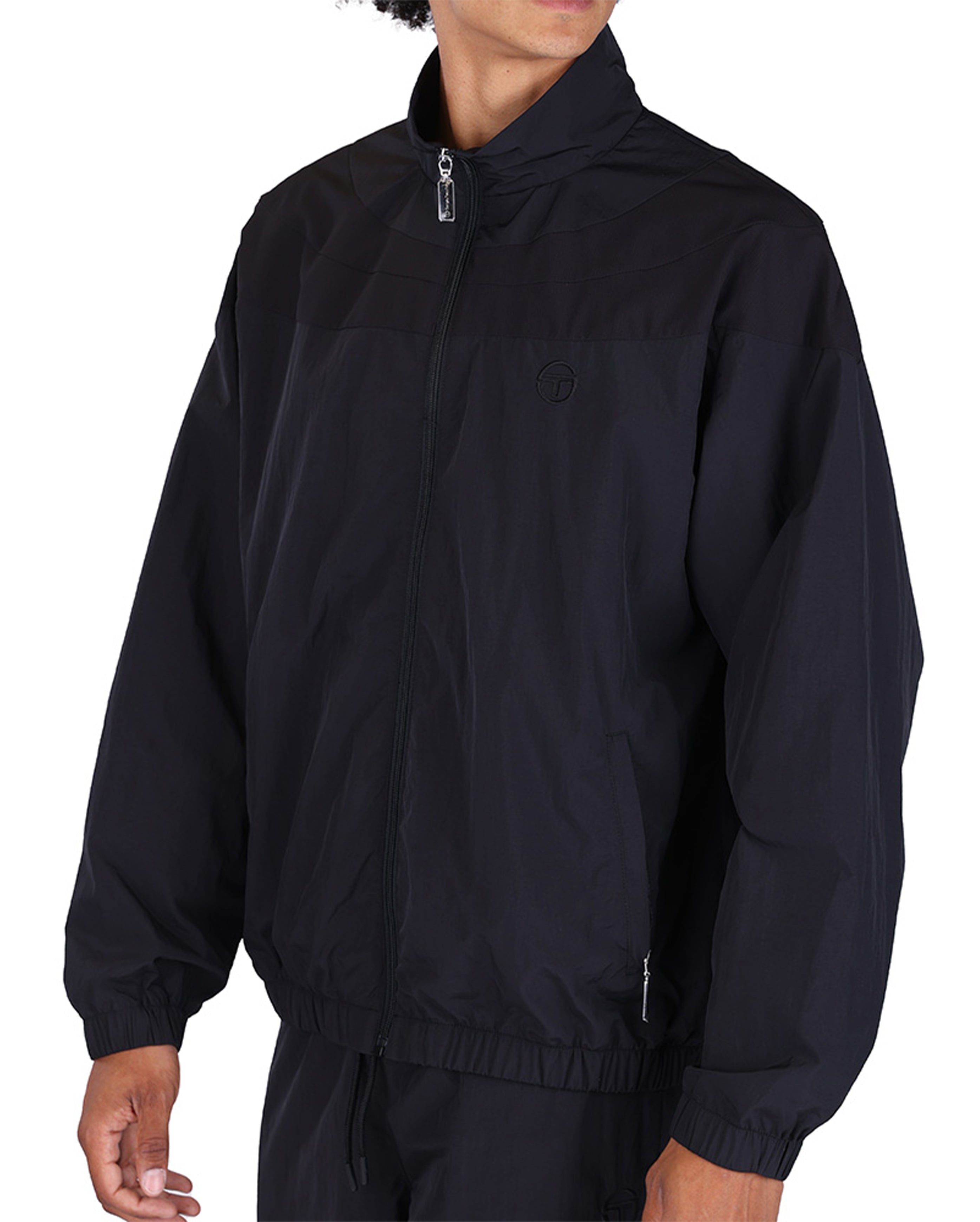 Fohn Wrinkled Track Jacket Black - Starcowparis - 3