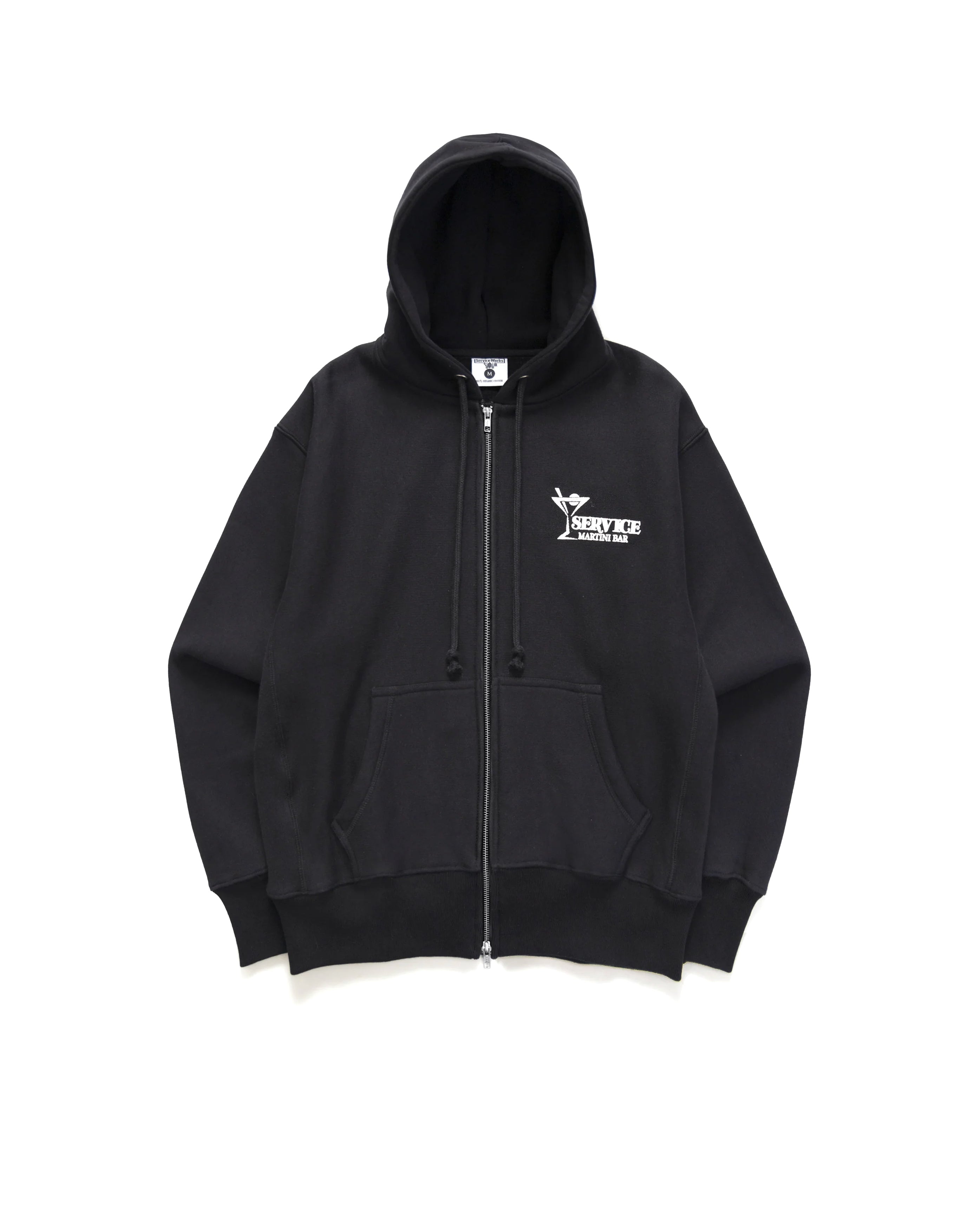 Martini Zipper Hoodie Black - Starcowparis - 1