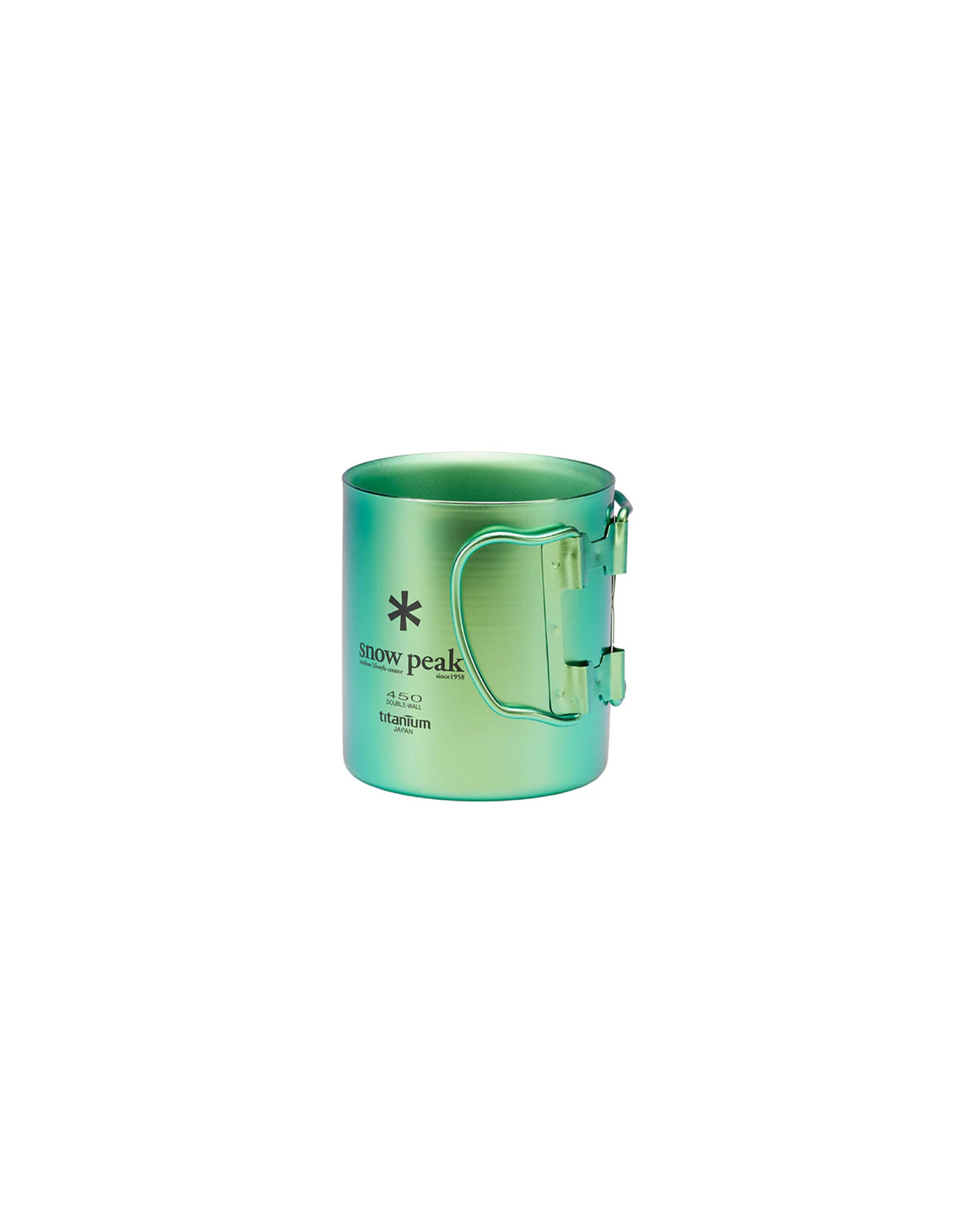 Titanium Double Wall Cup 450 Green - Starcowparis - 3