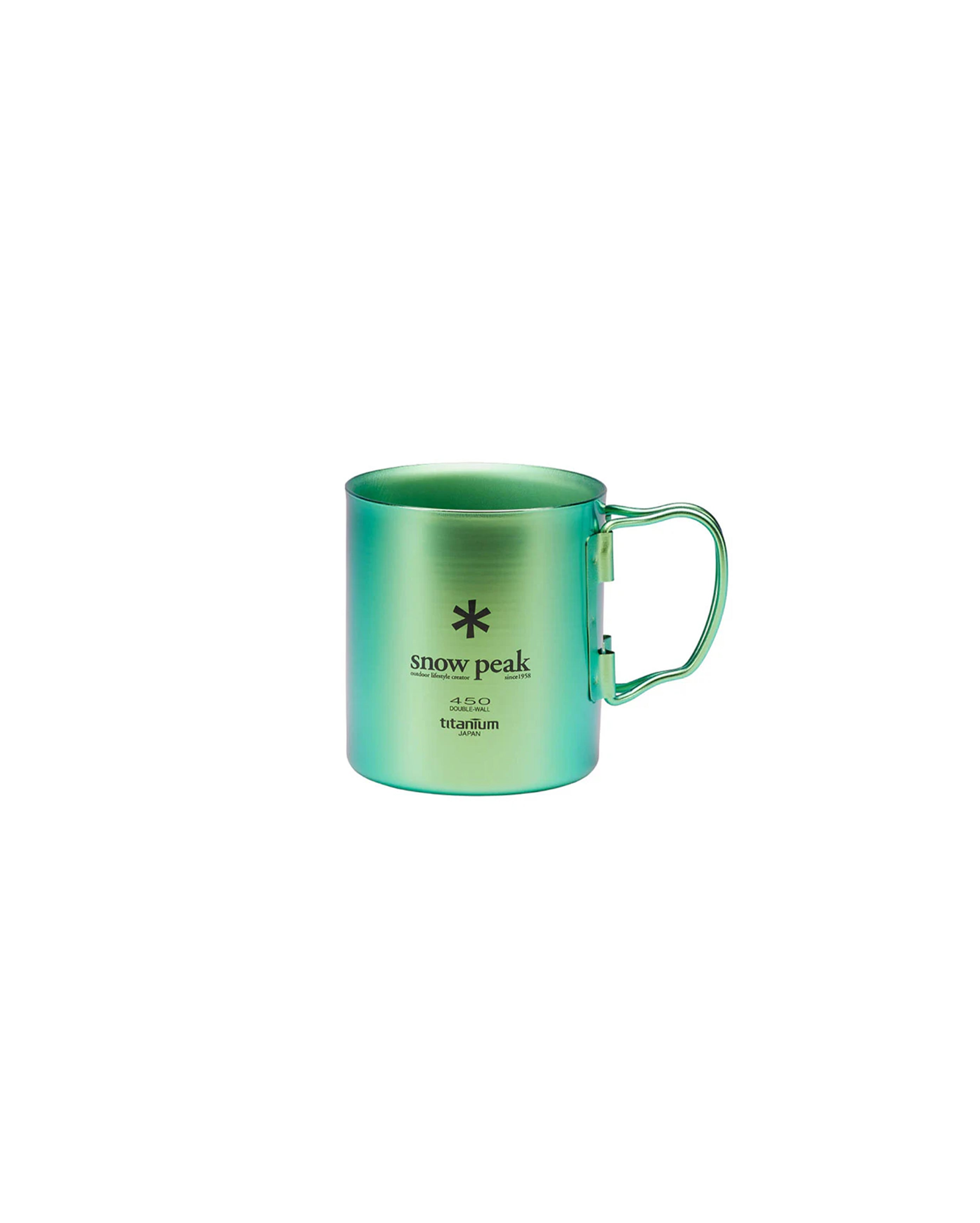 Titanium Double Wall Cup 450 Green - Starcowparis - 1