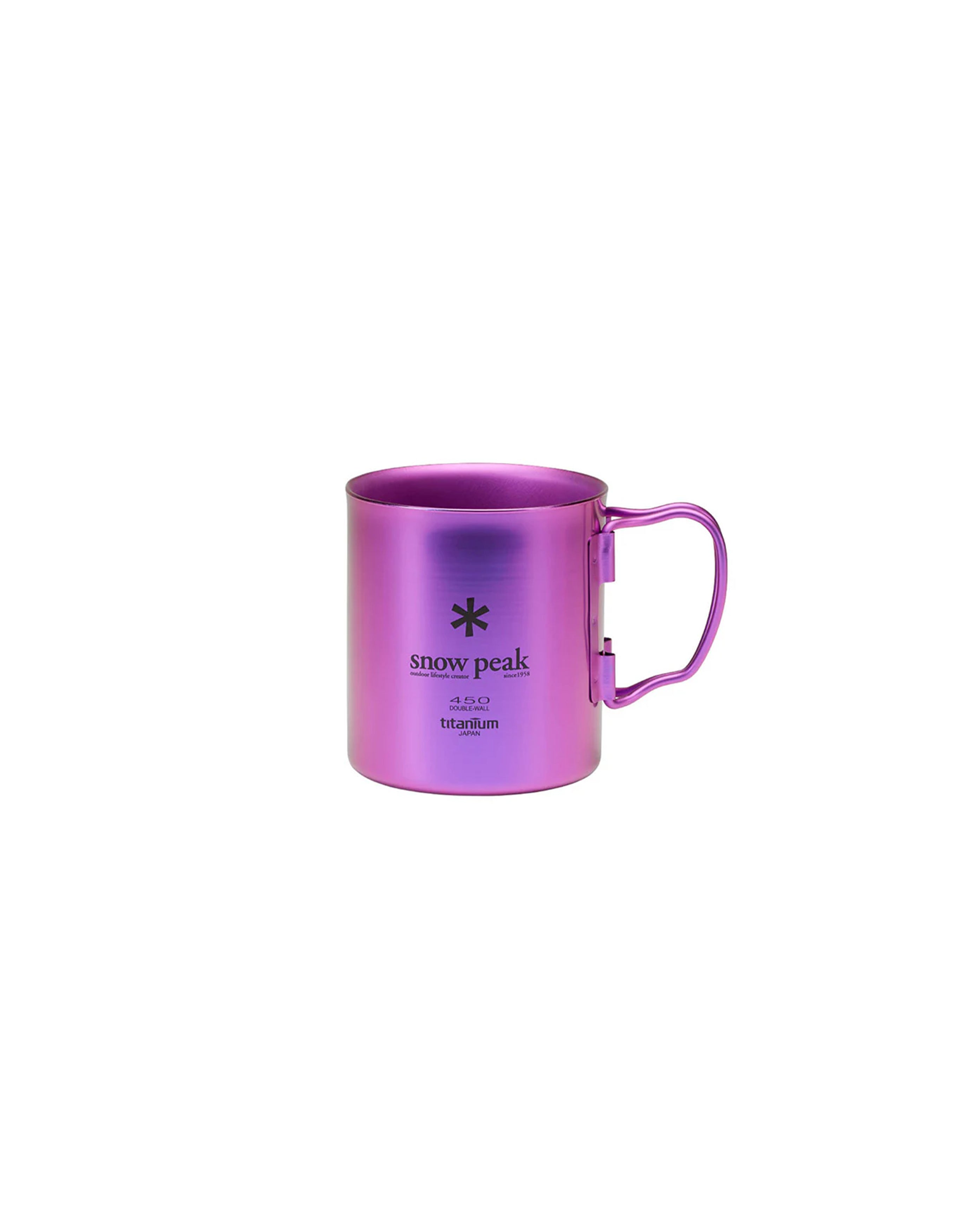 Titanium Double Wall Cup 450 Purple - Starcowparis - 1