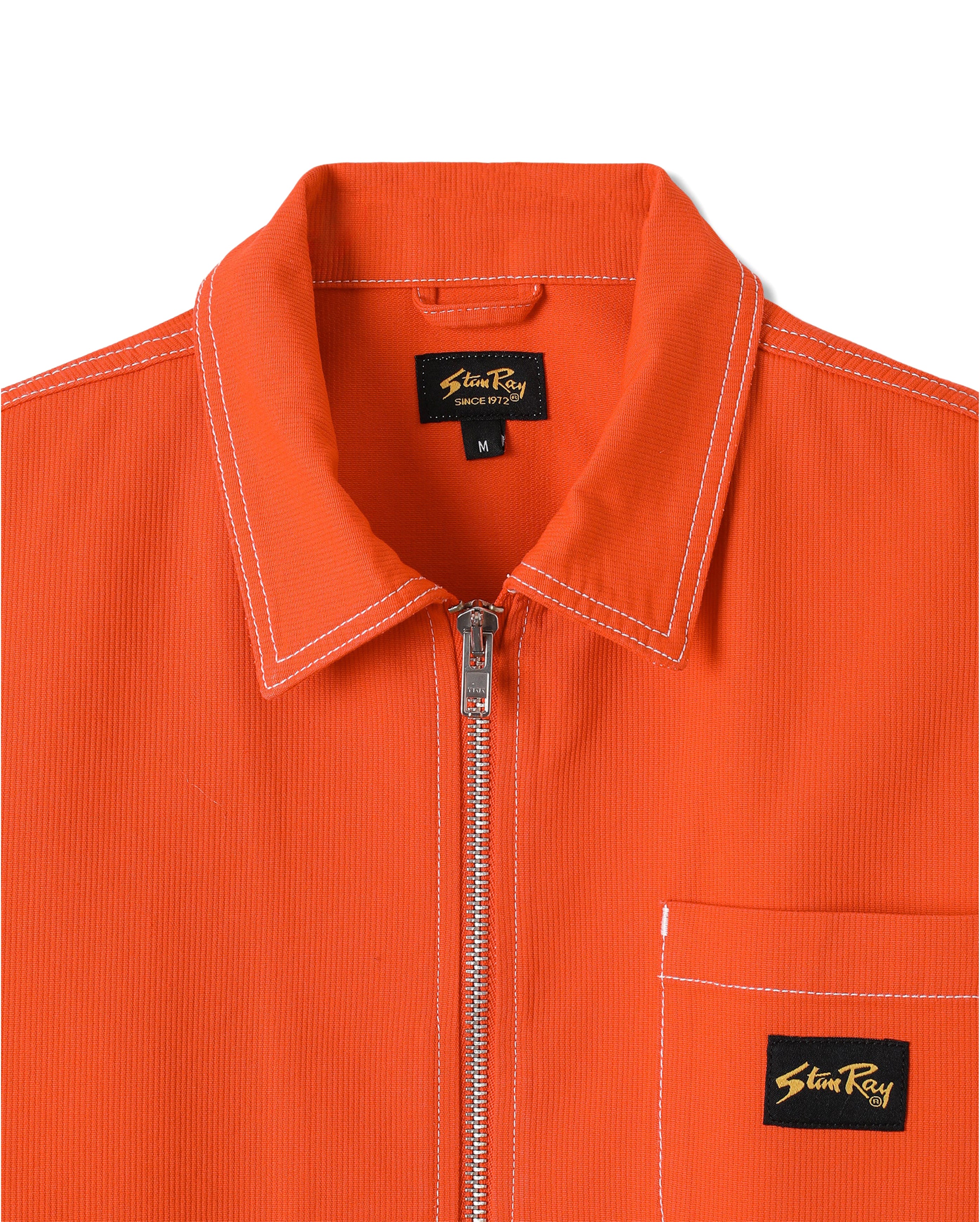 Zip Shirt  Faded Red Bedford - Starcowparis - 3