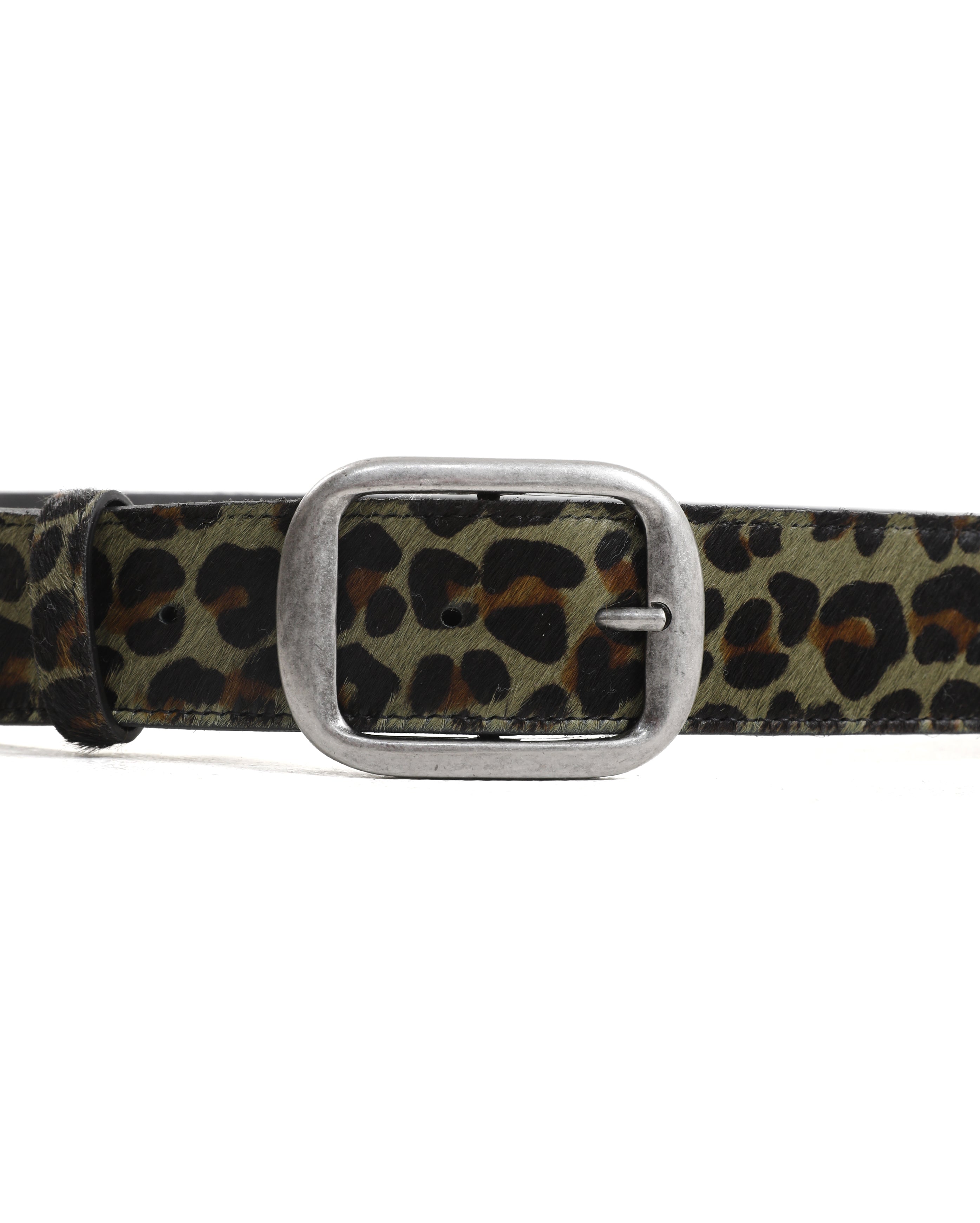 Ceinture Mixte Leopard Noir Khaki - Starcowparis - 2
