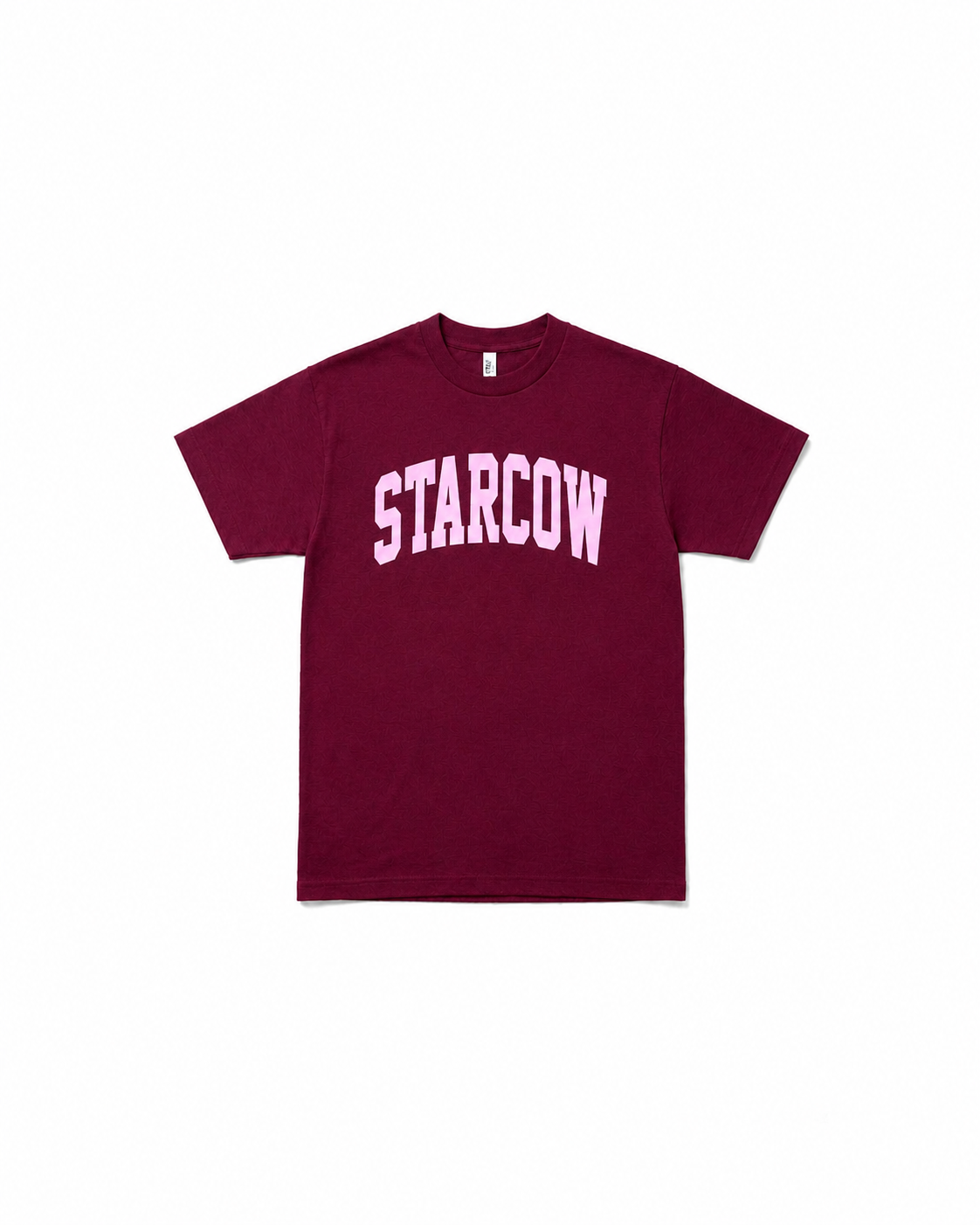College Tee Burgundy Blush - Starcowparis - 1
