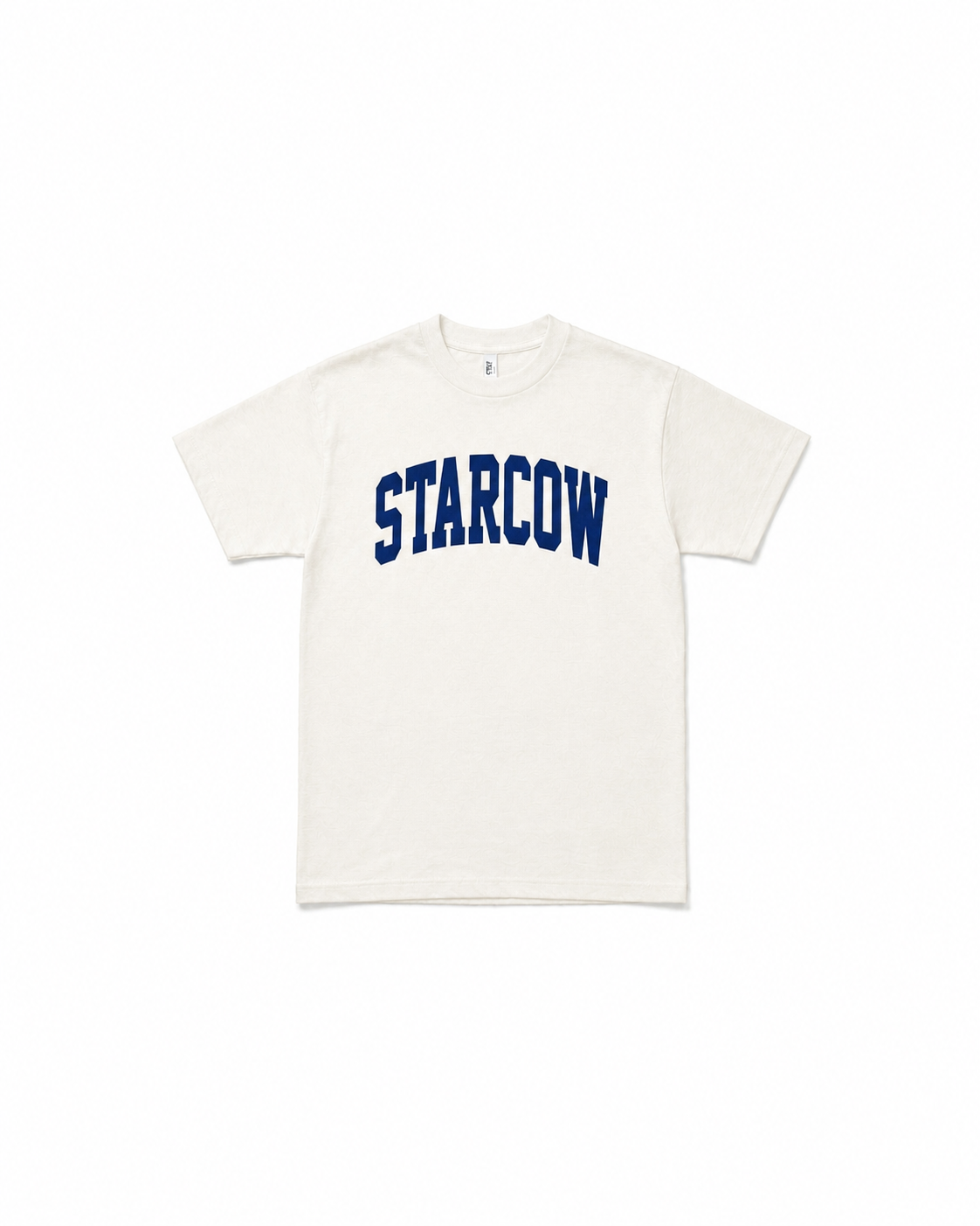 College Tee Ivory Navy - Starcowparis - 1