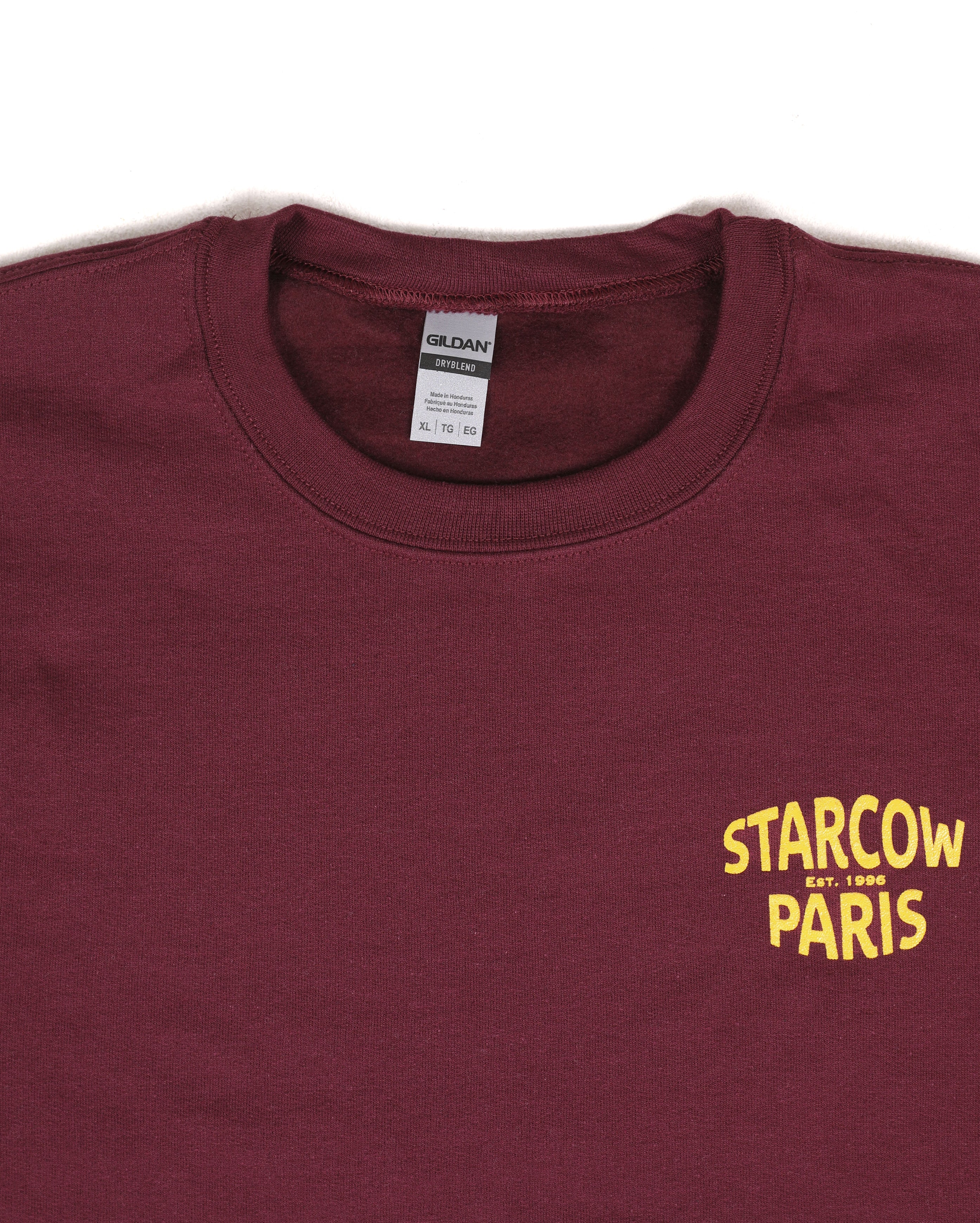 Paris City Crewneck Burgundy - Starcowparis - 2