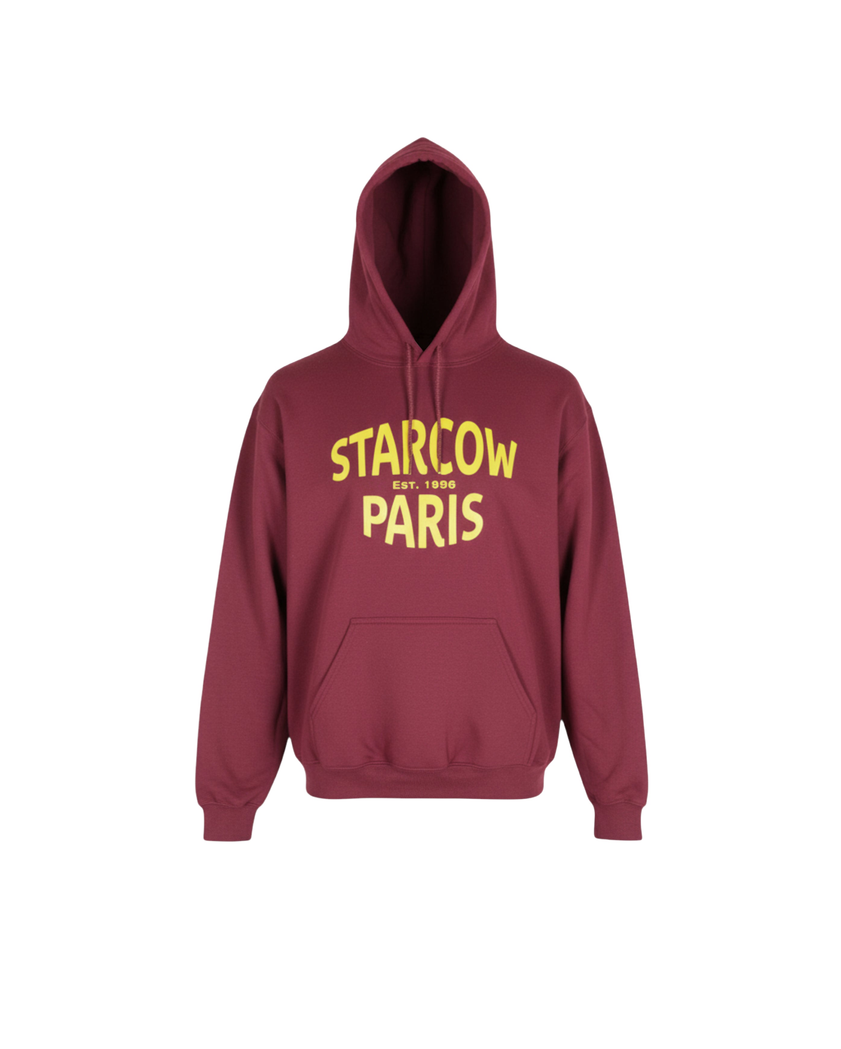 Paris City Hoodie Burgundy - Starcowparis - 1