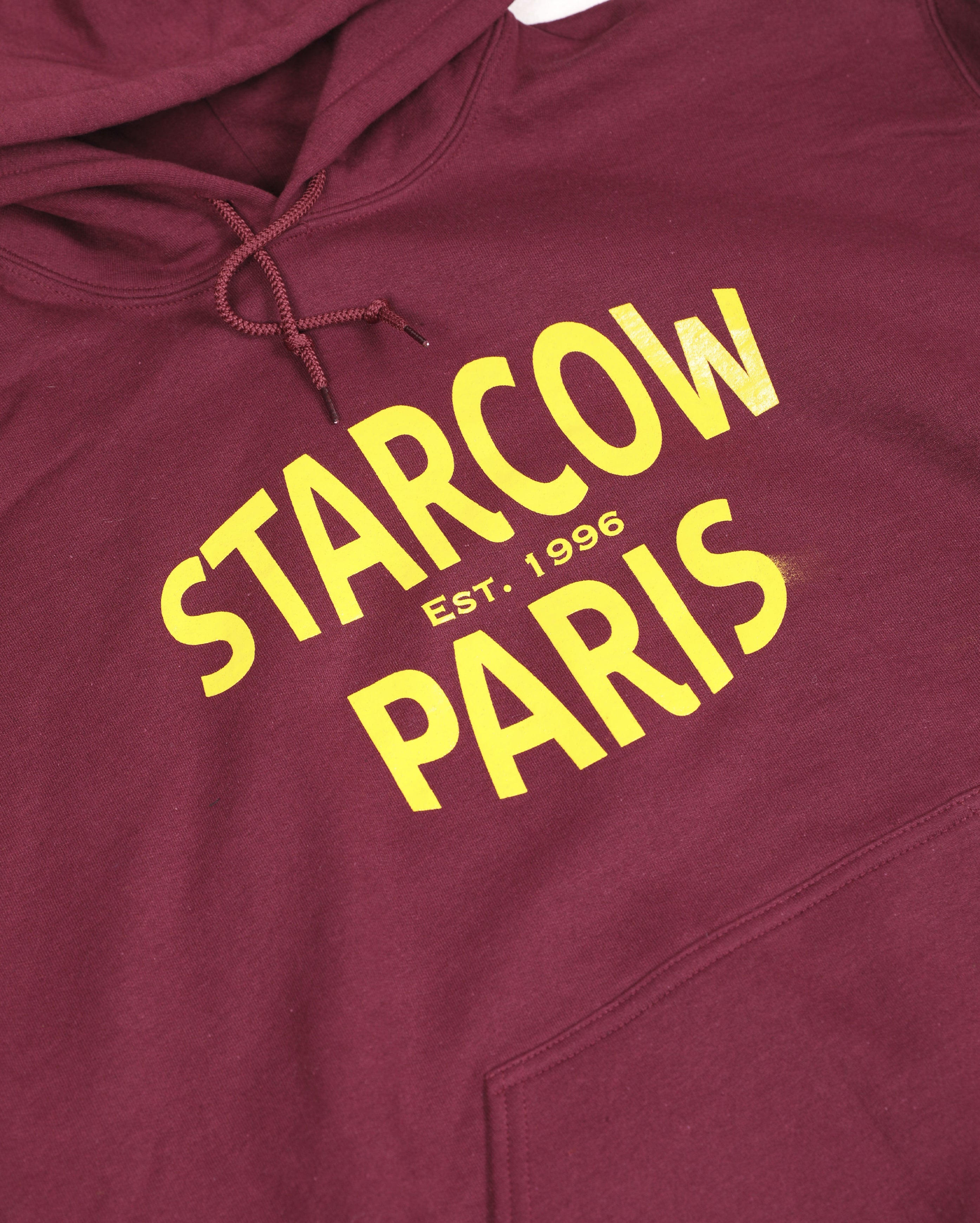 Paris City Hoodie Burgundy - Starcowparis - 2