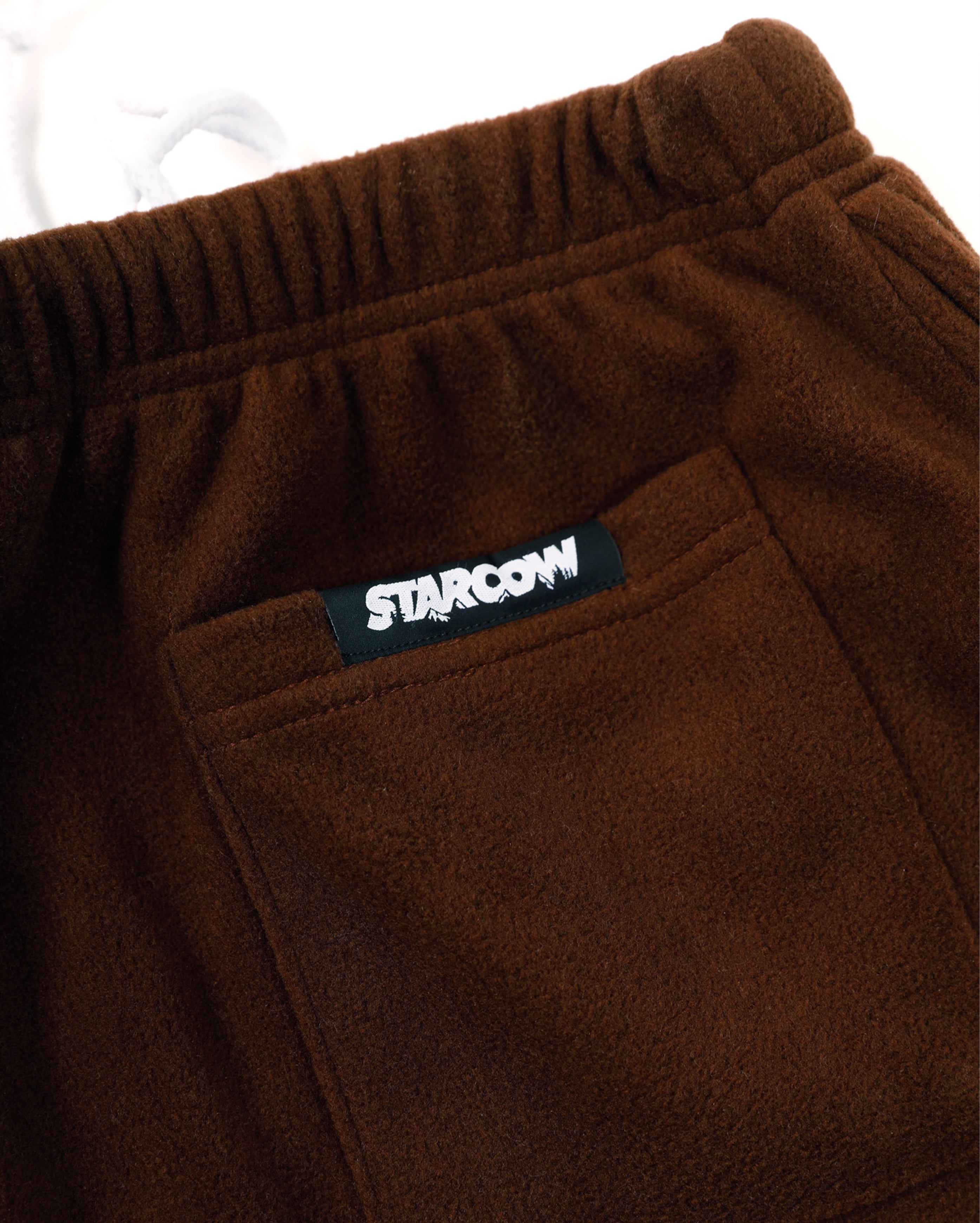 Polar Fleece Sweatpant Brown - Starcowparis - 2