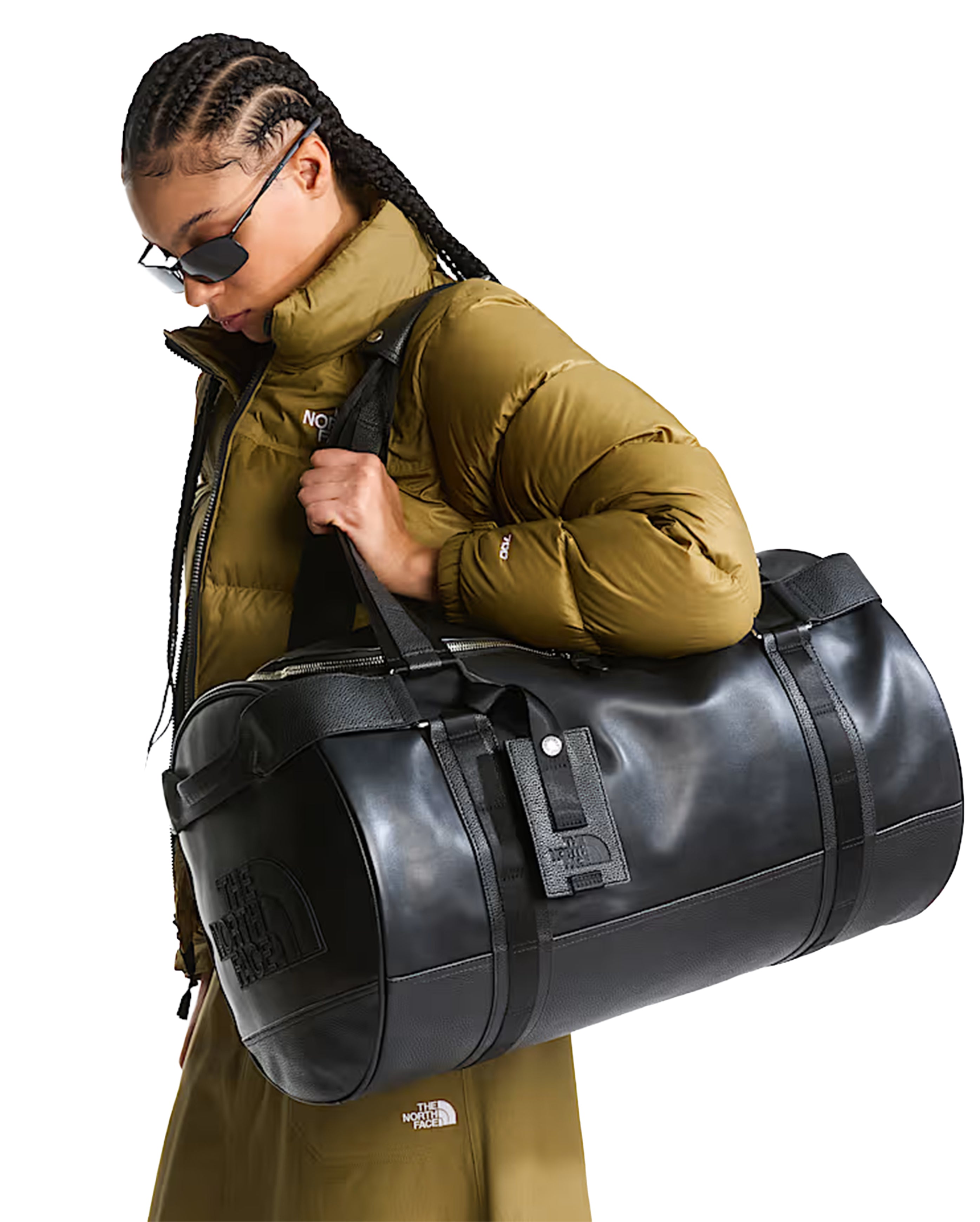 Base Camp Duffel Leather SE TNF Black - Starcowparis - 2