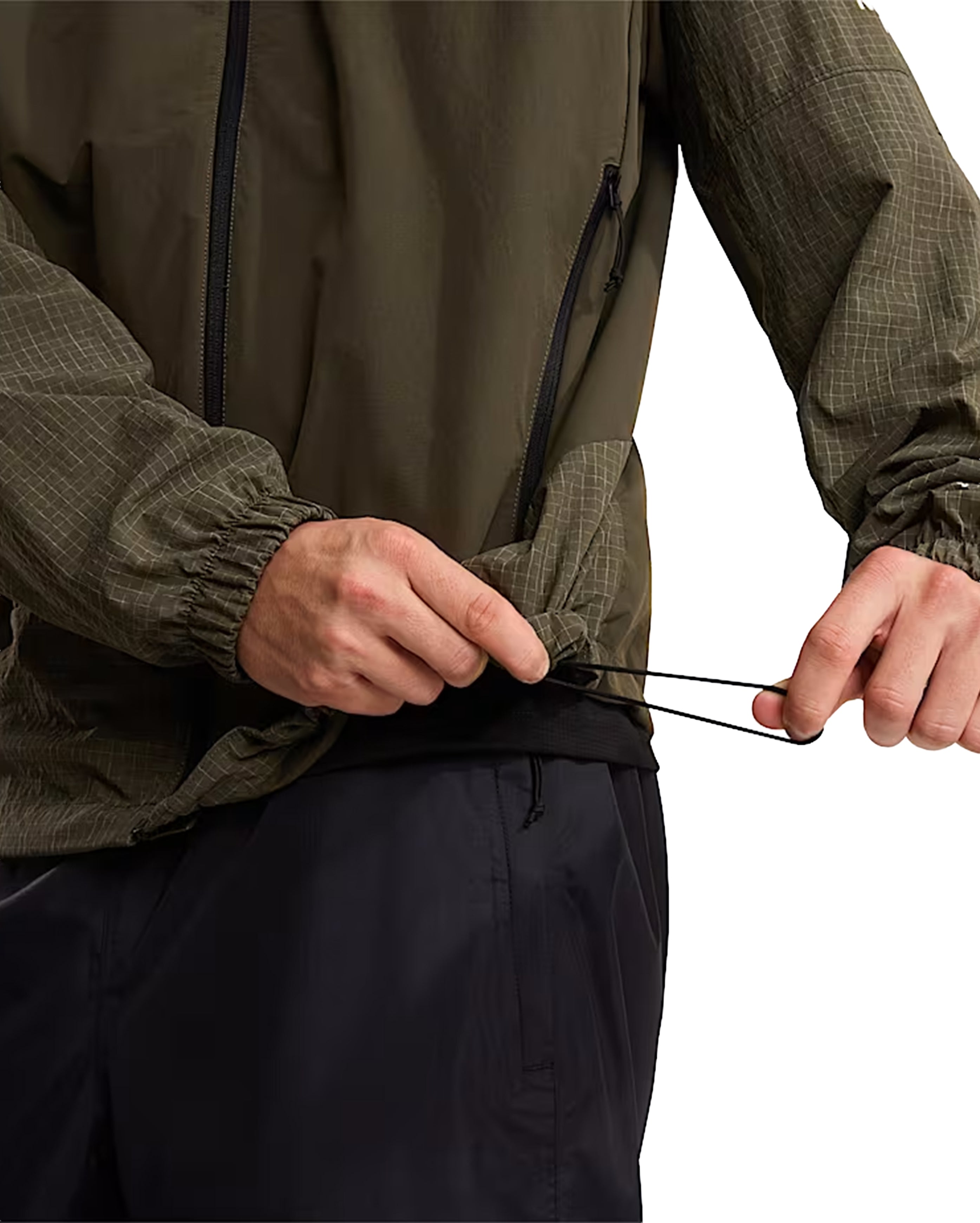 HKE Utility Wind Jacket New Taupe Green Homme - Starcowparis - 4