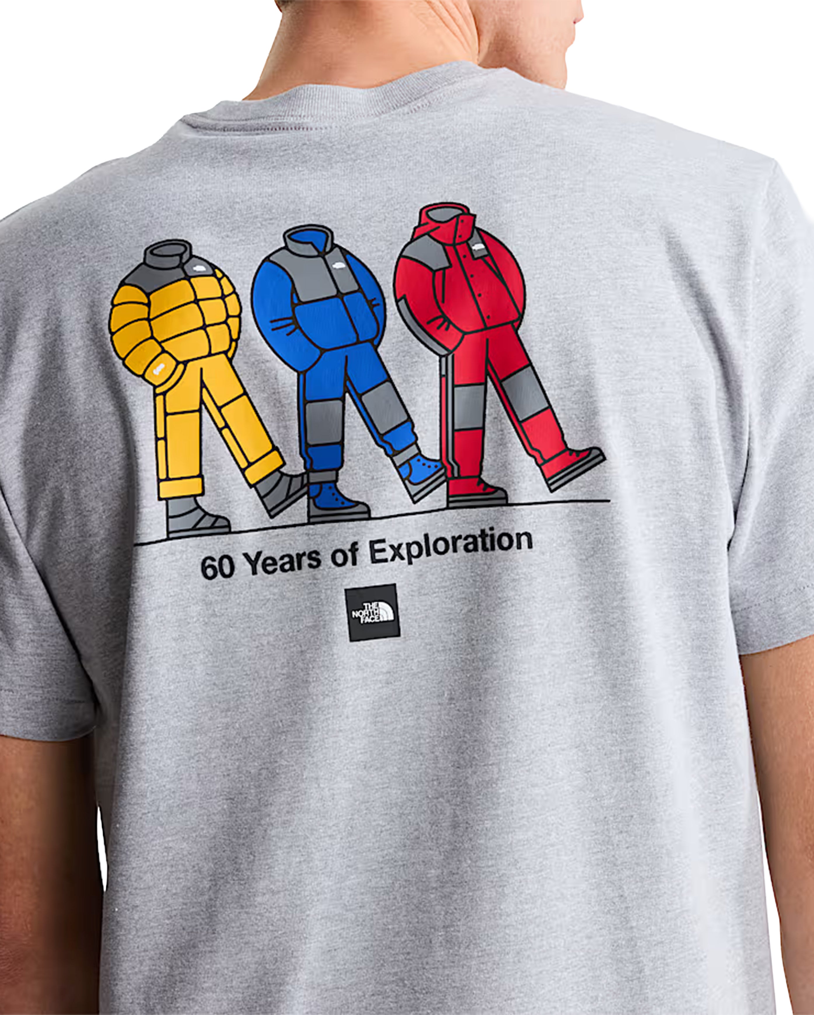M TNF Celebration Relaxed SS Tee TNF Pale Grey Heather - Starcowparis - 3