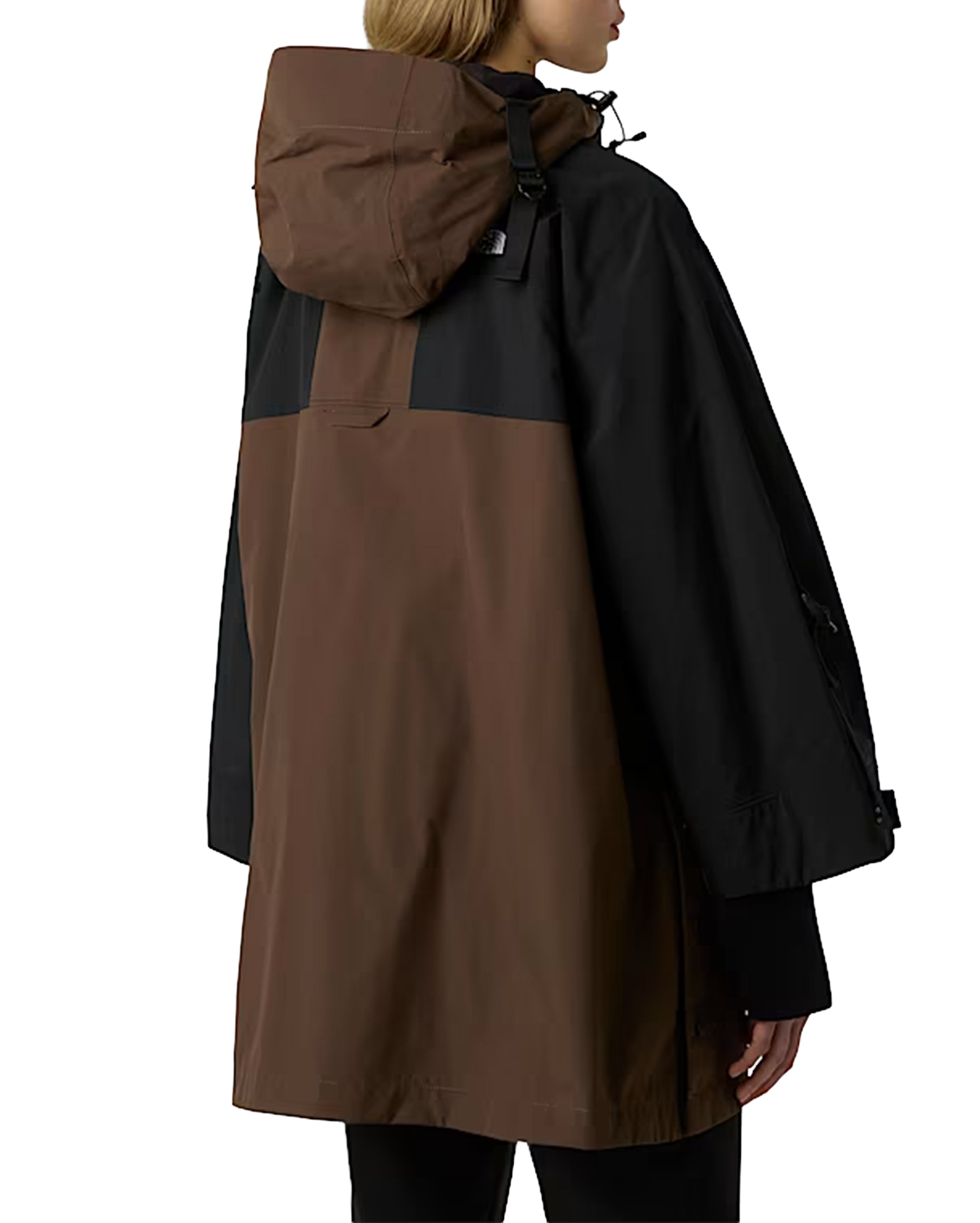 W Dryvent Hardshell Cape Coat  AP Smokey Brown - Starcowparis - 5