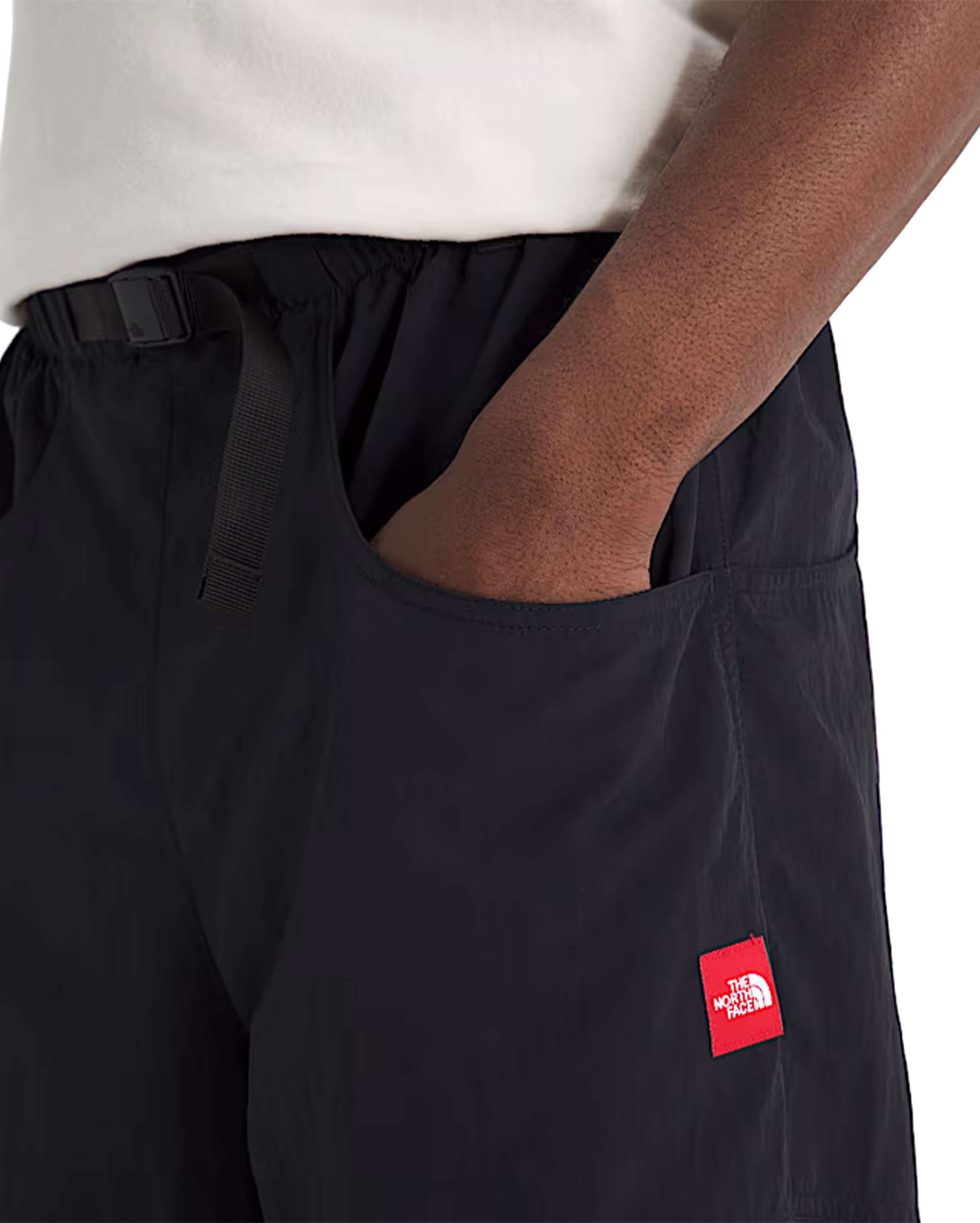 Red Box Nylon Belted Pant Black - Starcowparis - 4