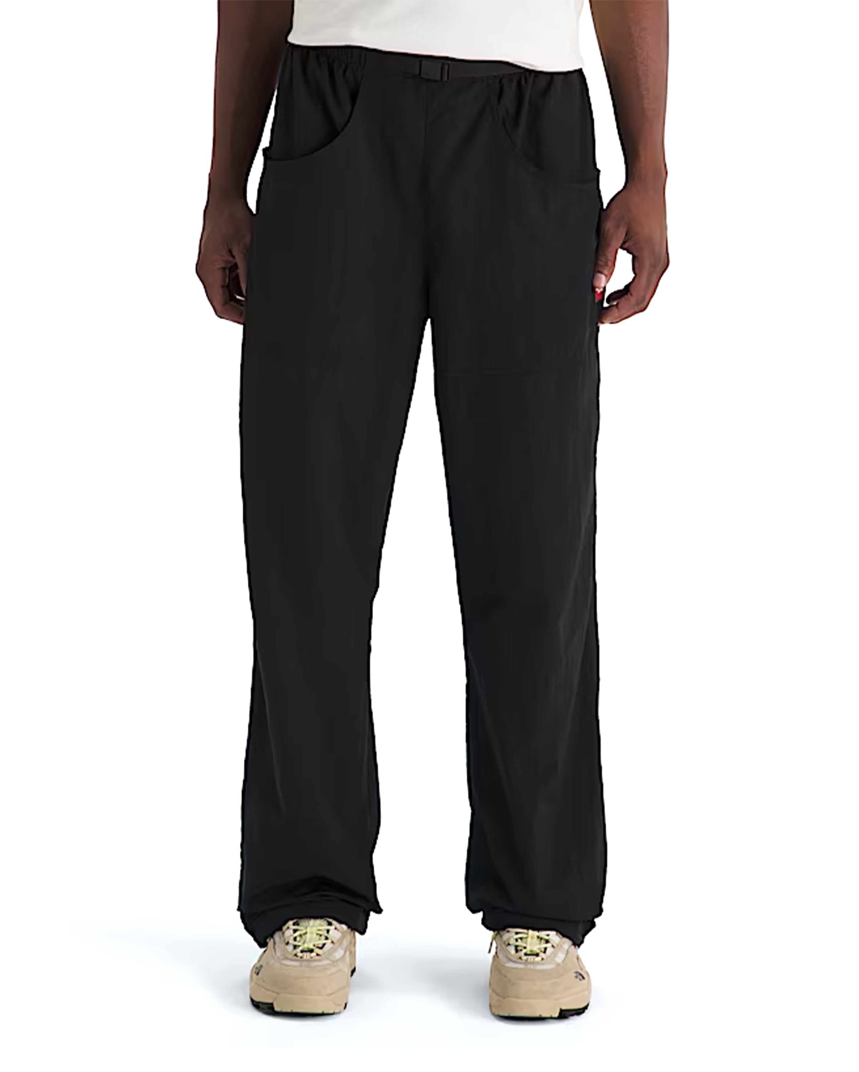 Red Box Nylon Belted Pant Black - Starcowparis - 2