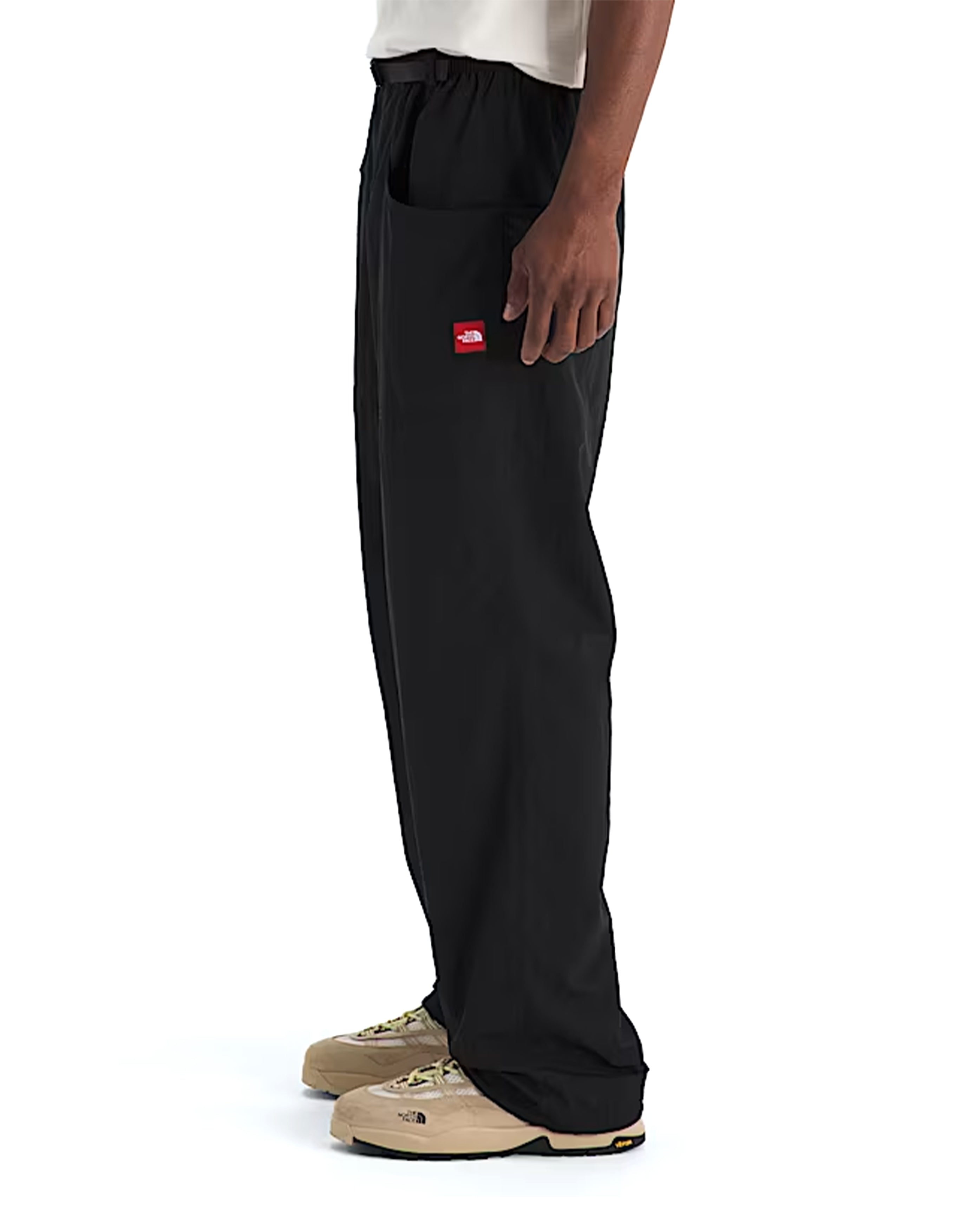 Red Box Nylon Belted Pant Black - Starcowparis - 3
