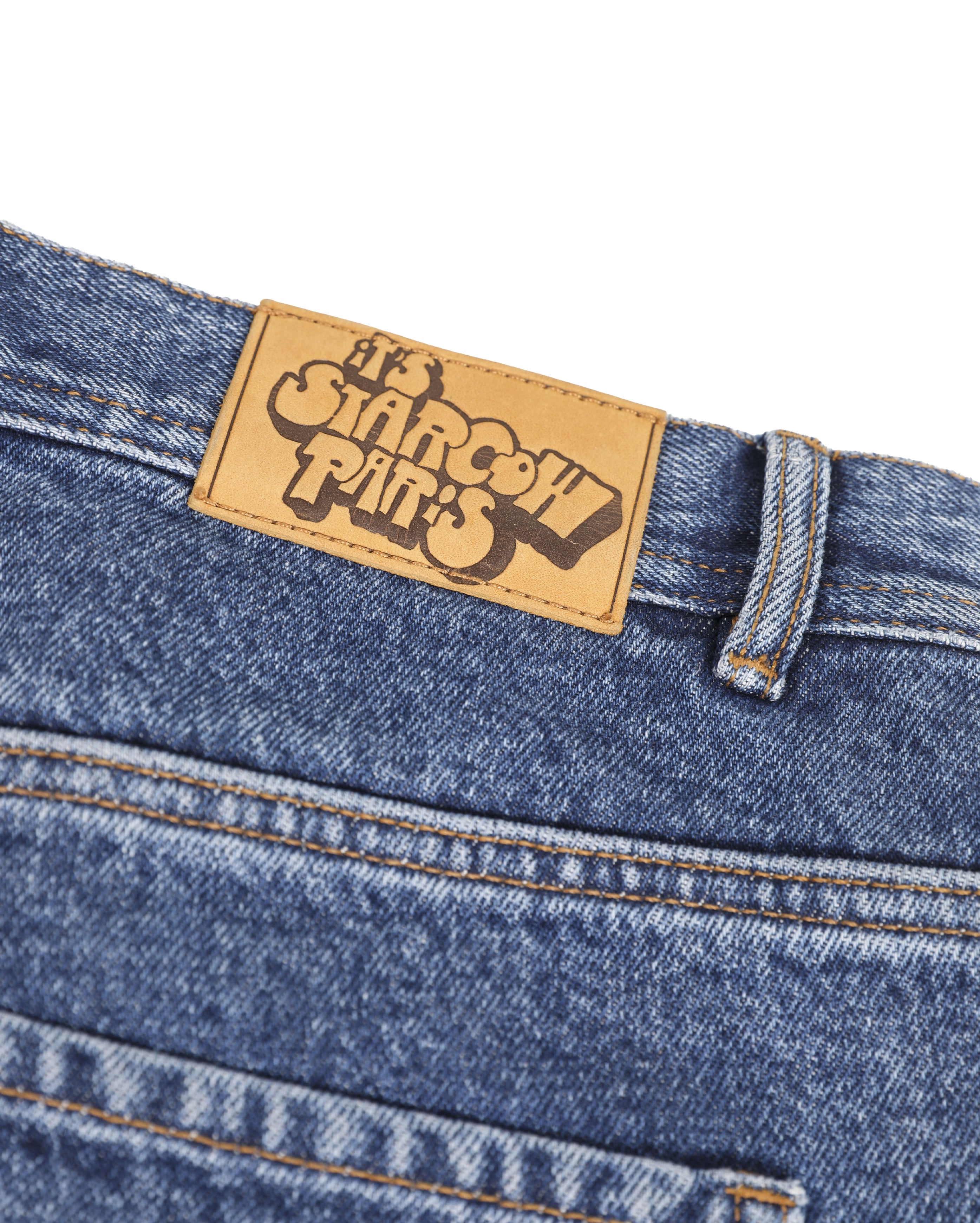 x Starcow Denim Loose Fit Pant True Blue 14oz - Starcowparis - 5