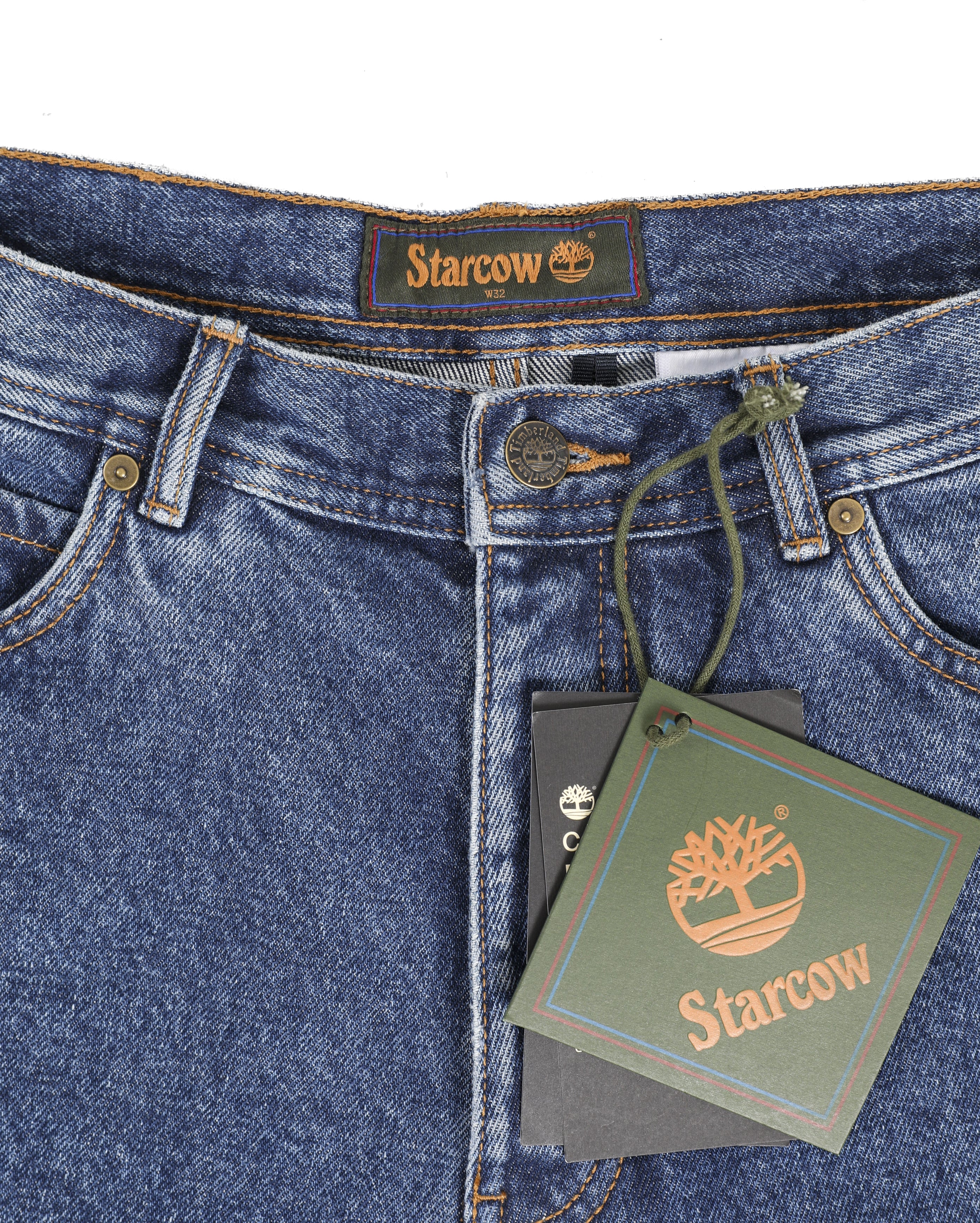x Starcow Denim Loose Fit Pant True Blue 14oz - Starcowparis - 3