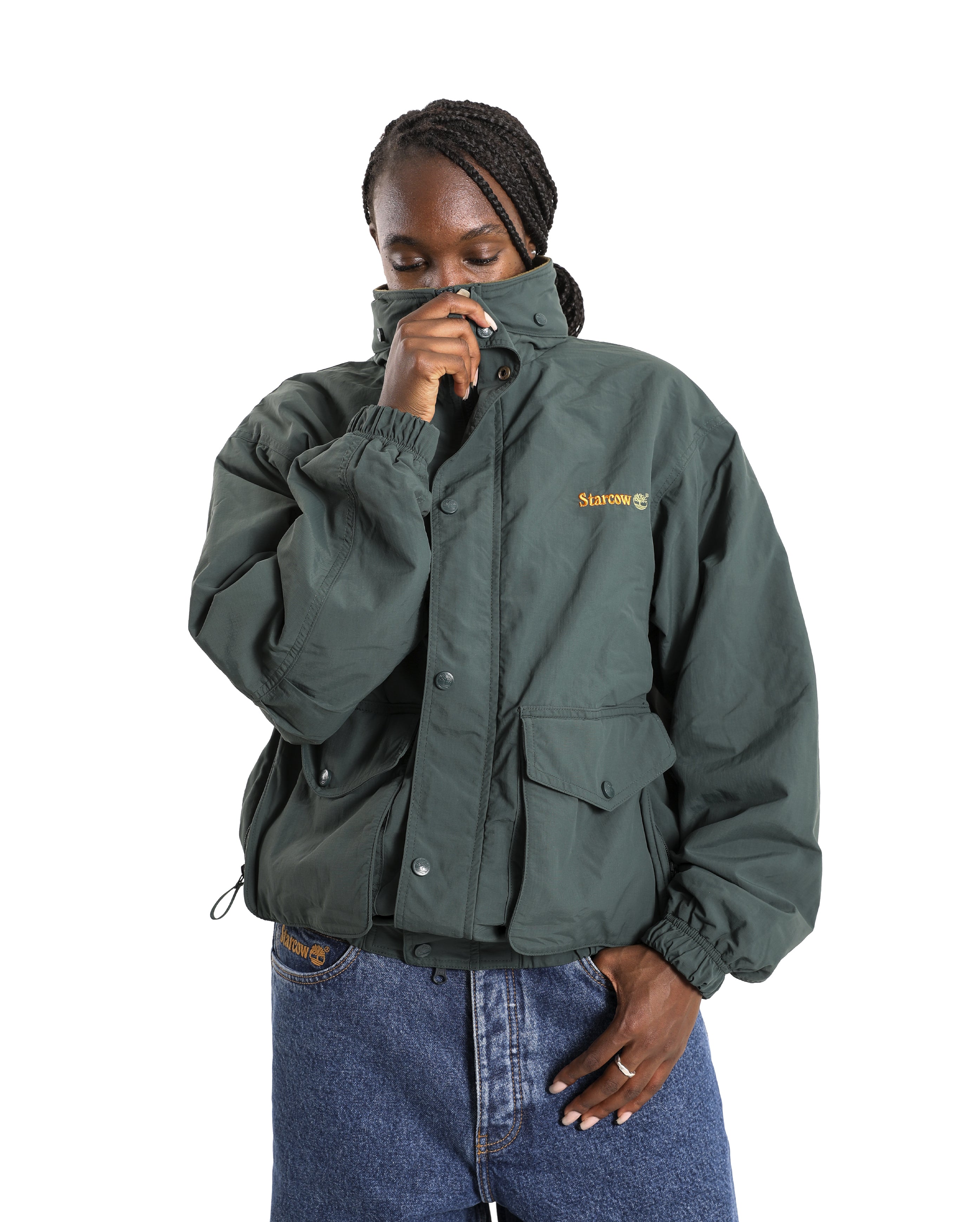 x Starcow Nylon Jacket Green Gables - Starcowparis - 2