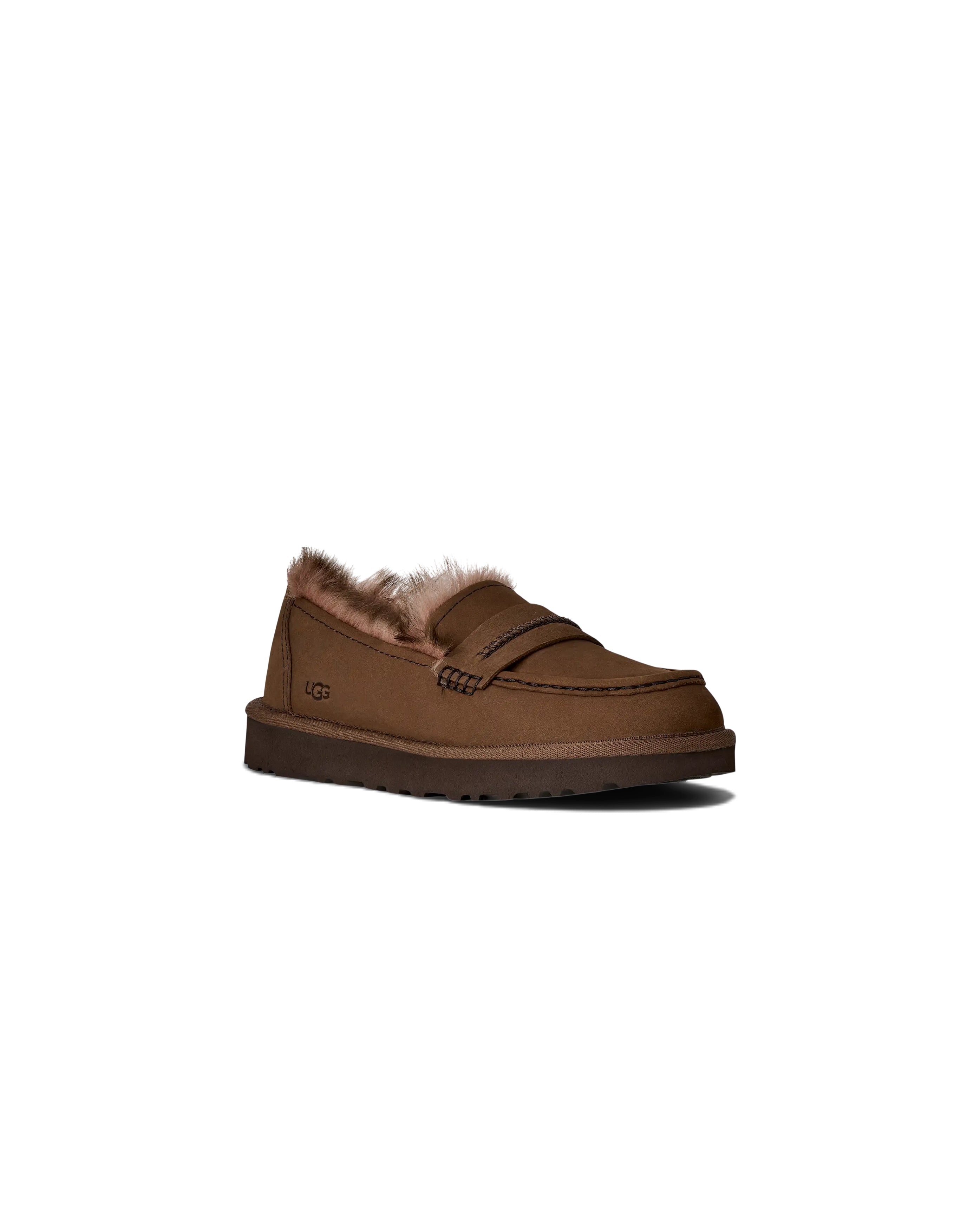 W Ellis Nubuck Loafer Dark Chestnut - Starcowparis - 3