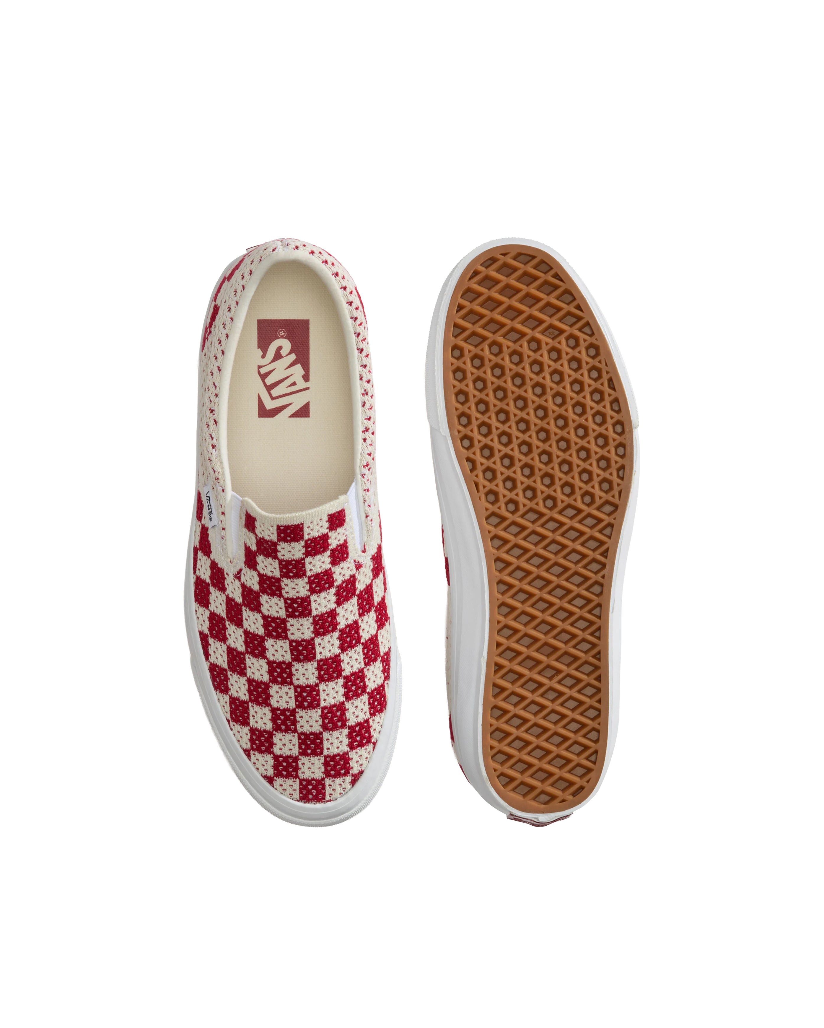 LX Classic Slip-On 98 EK Checkerboard Red/Marshmallow - Starcowparis - 5