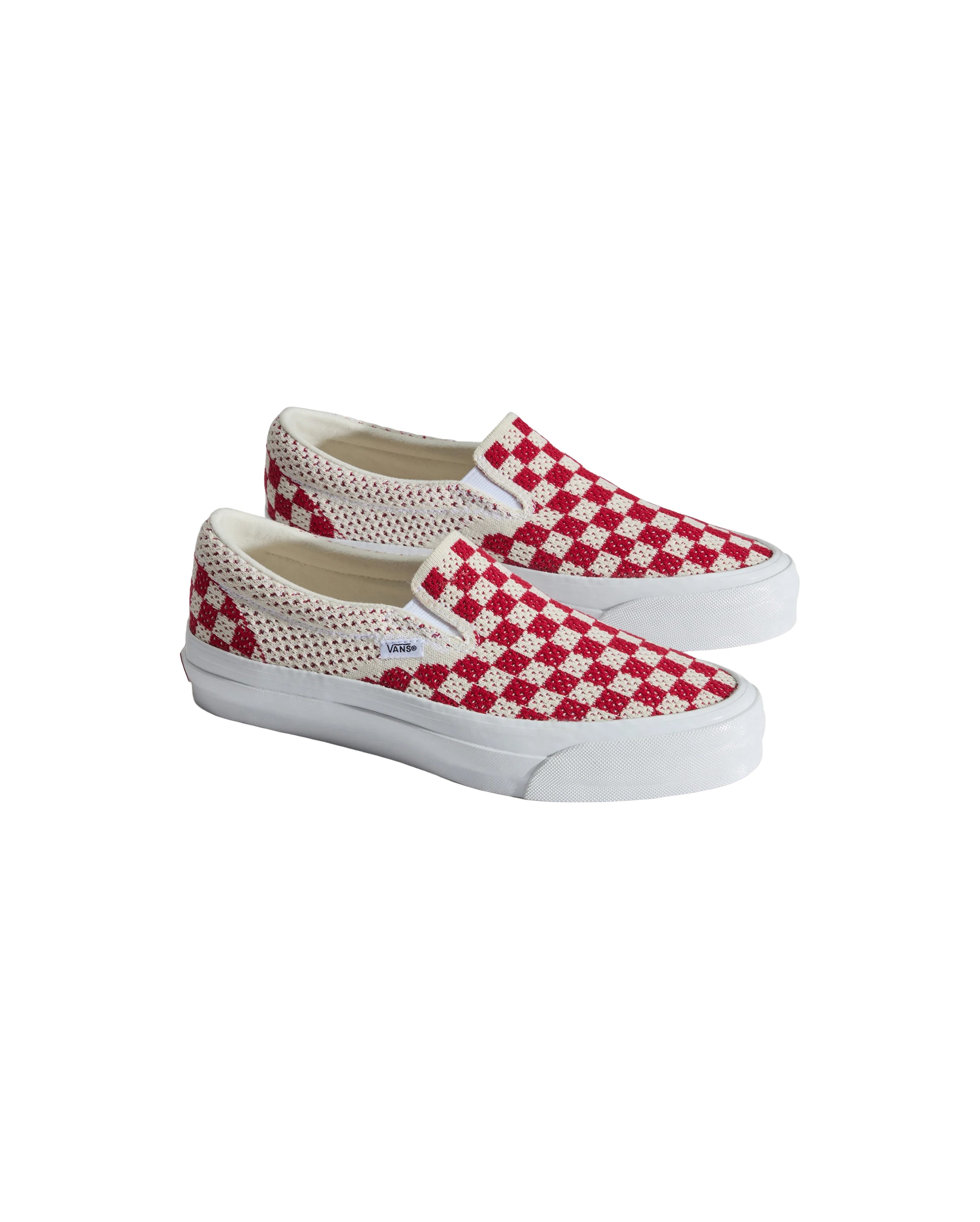 LX Classic Slip-On 98 EK Checkerboard Red/Marshmallow - Starcowparis - 2