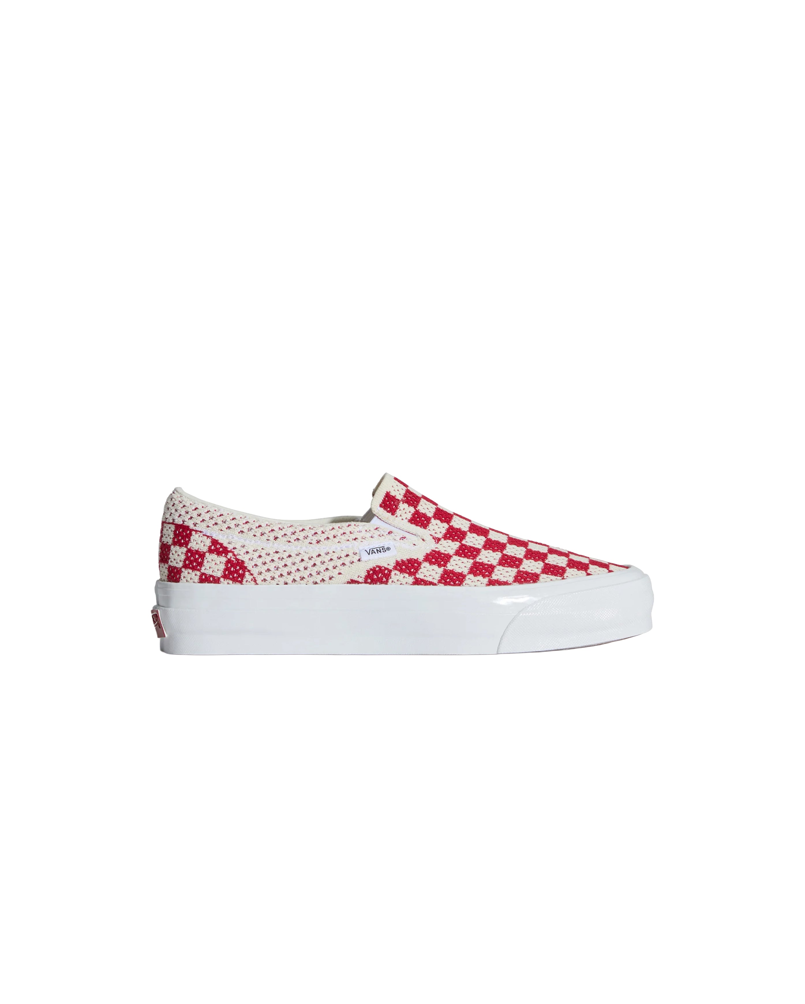 LX Classic Slip-On 98 EK Checkerboard Red/Marshmallow - Starcowparis - 1