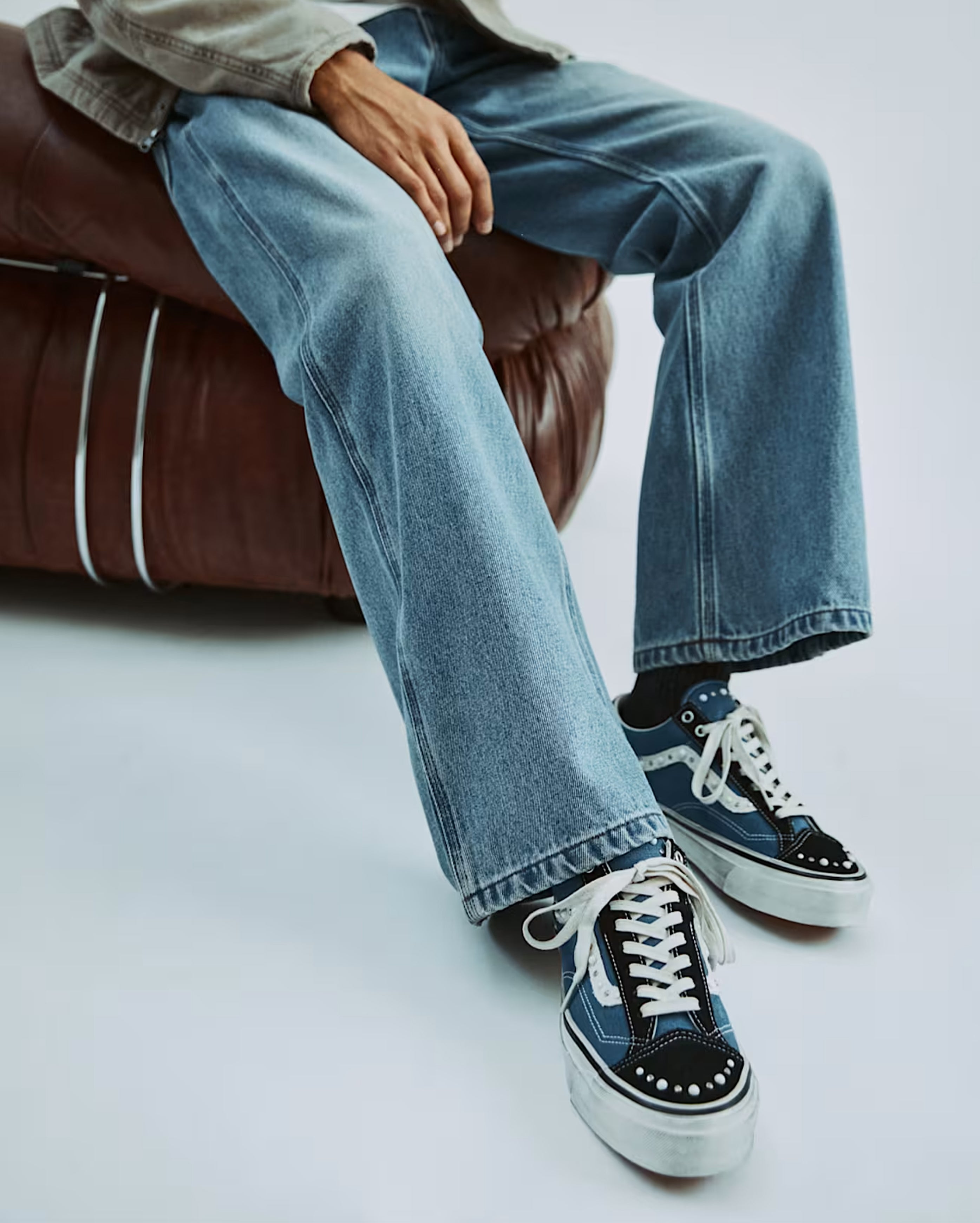 Premium Old Skool 36 Pearlized Black Navy - Starcowparis - 3