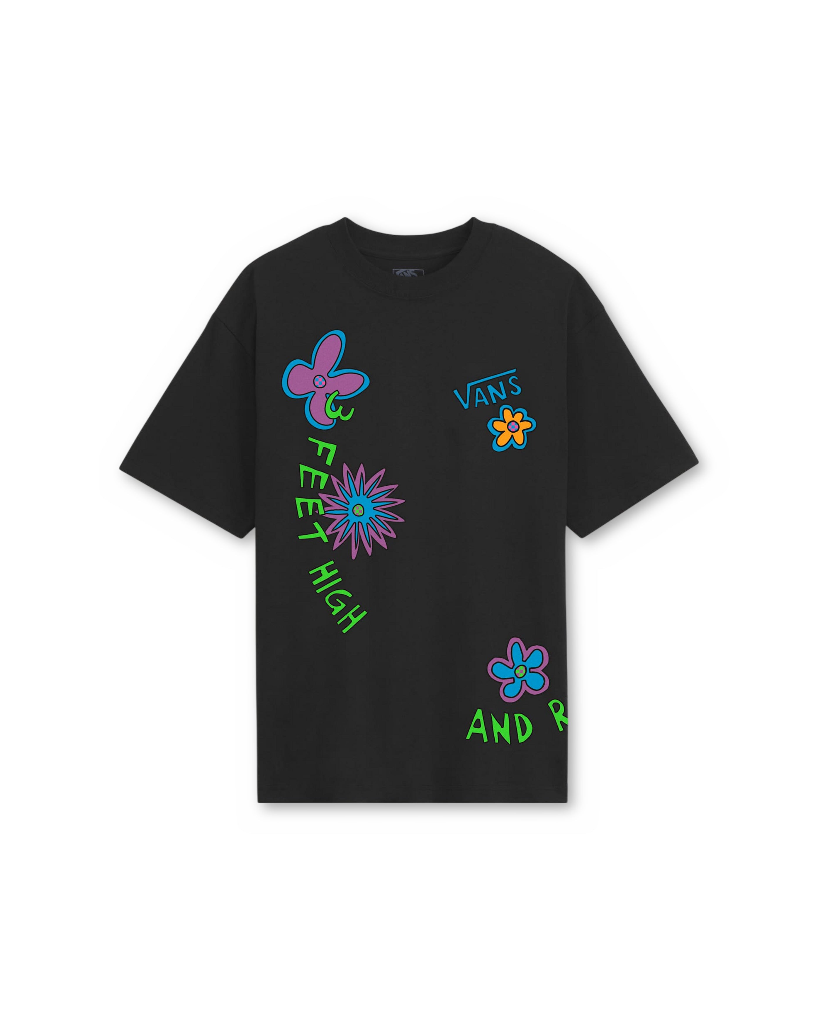 Vans x De La Soul 3 Feet High and Rising T-Shirt Black, face, Starcow Paris - Starcowparis - 1