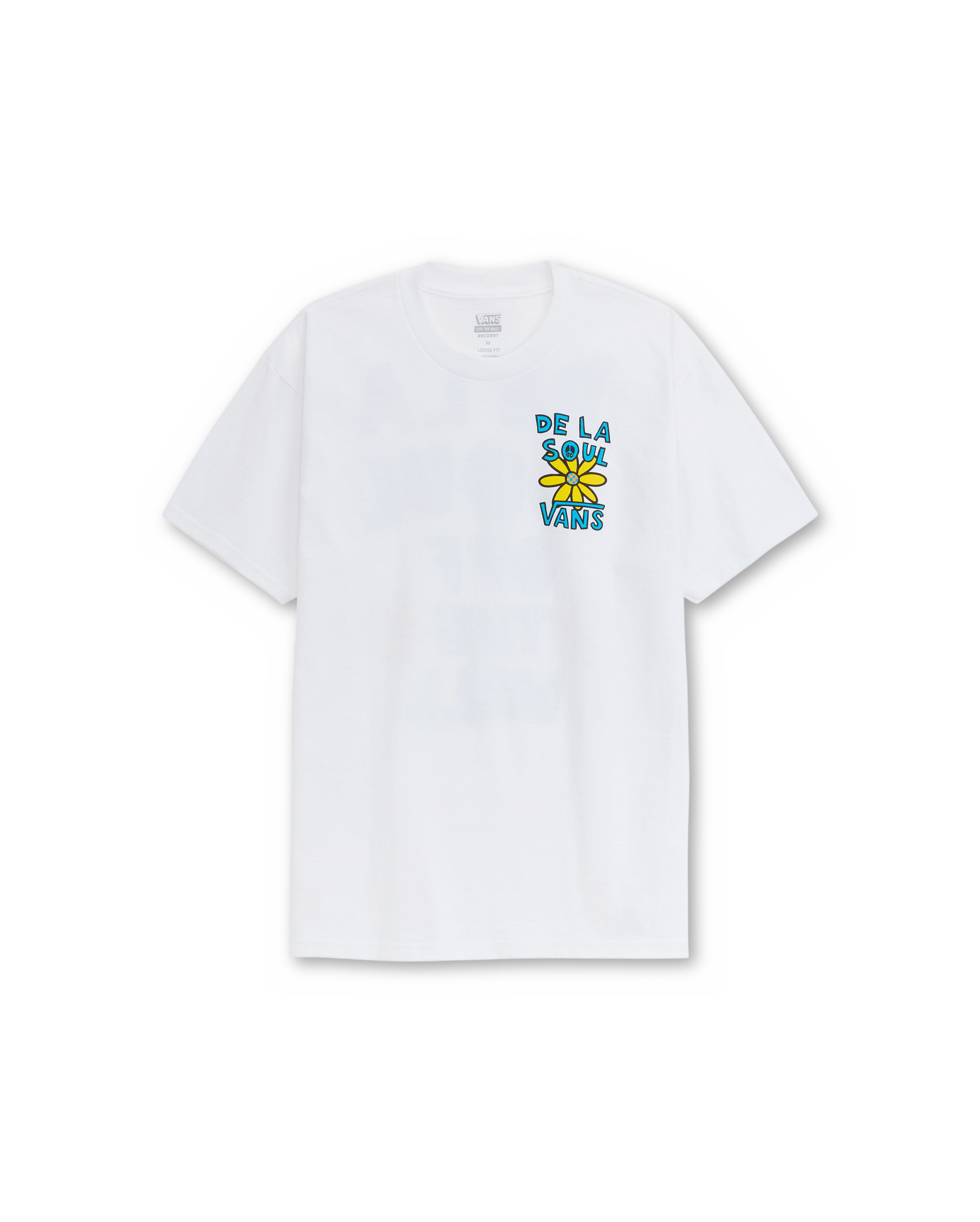 Vans x De La Soul D.A.I.S.Y T-Shirt White, face, Starcow Paris - Starcowparis - 1