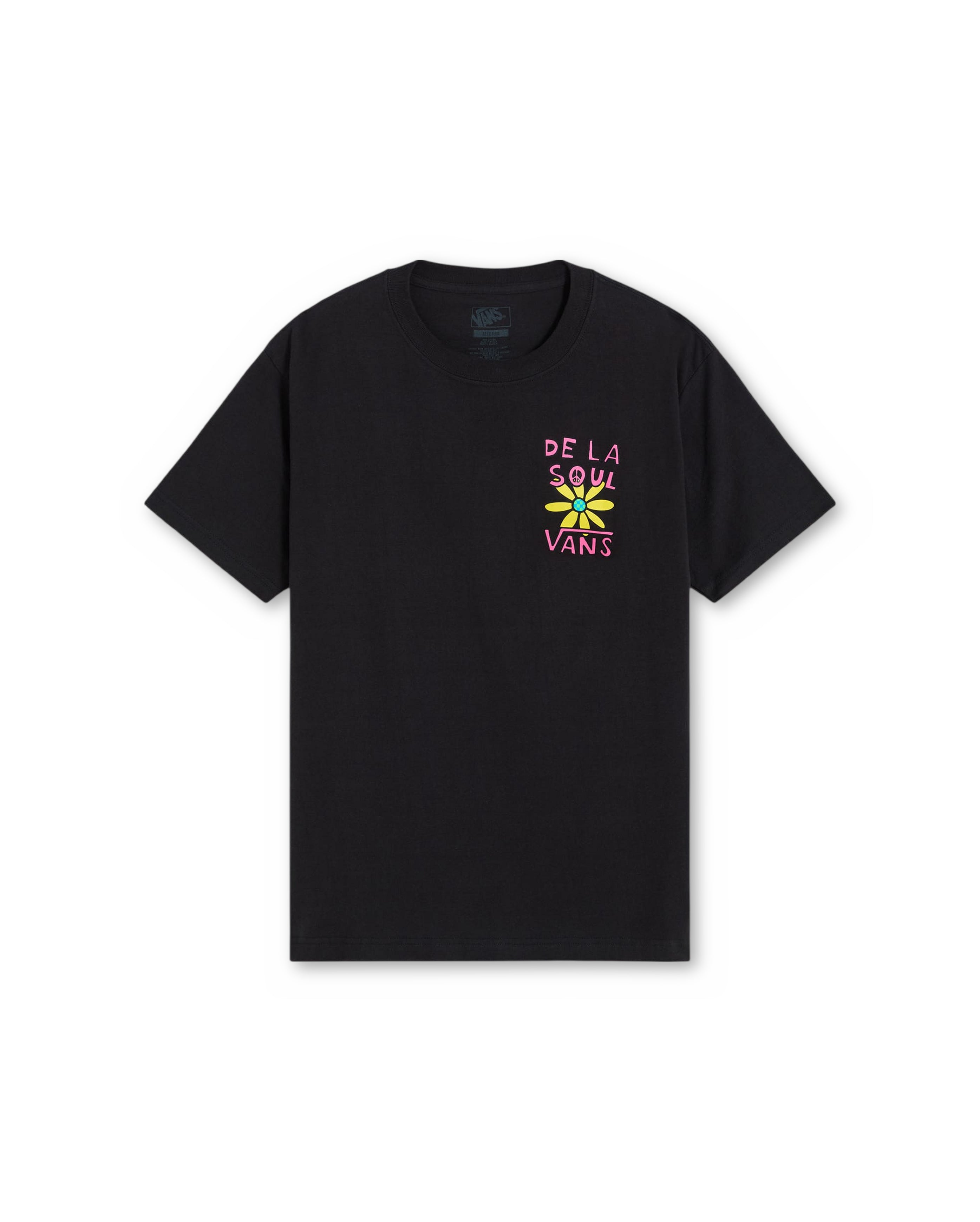 Vans x De La Soul Plugs T-Shirt Black, face, Starcow Paris - Starcowparis - 1