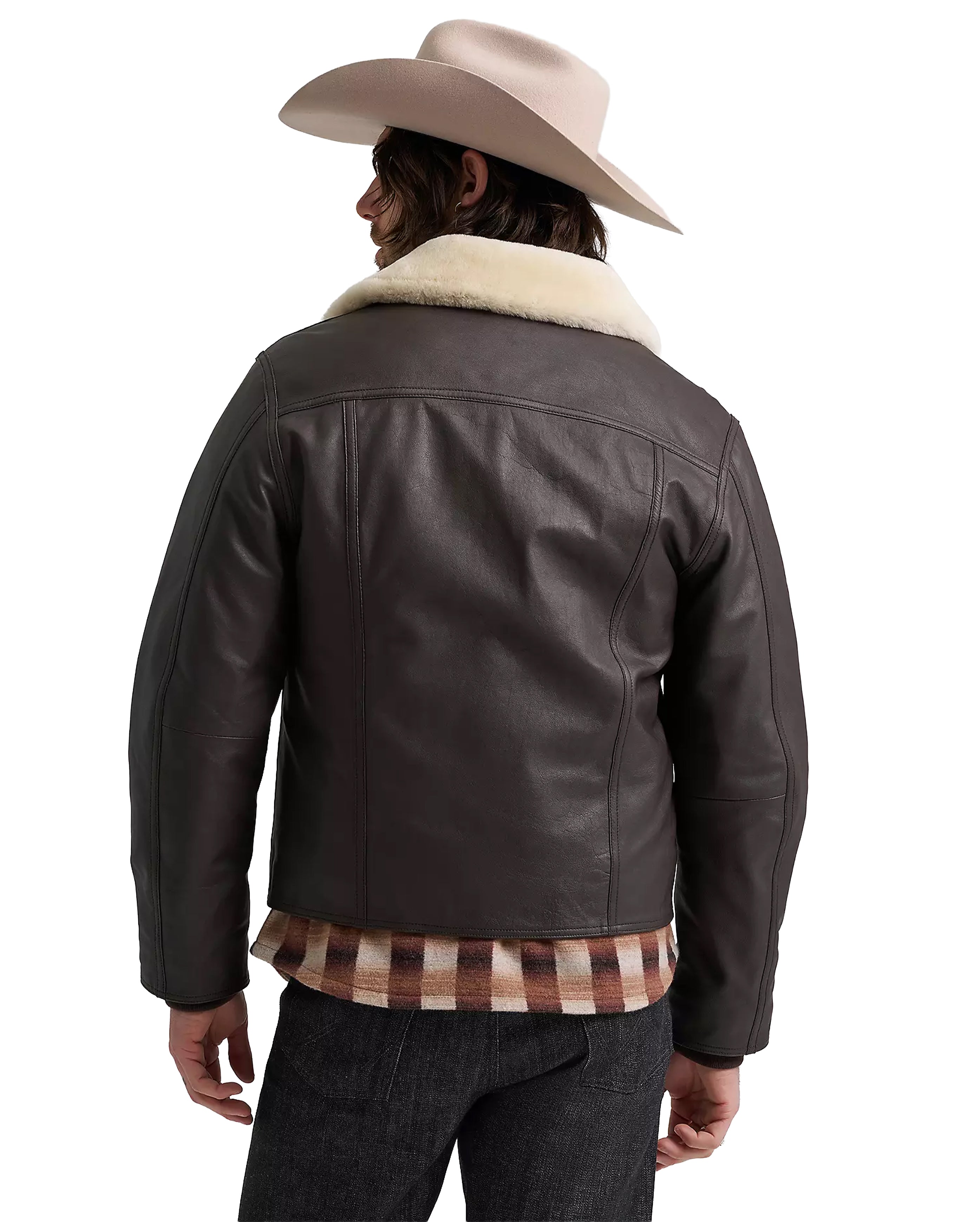 Blue Bell Regular Leather Aviator Jacket Chocolate Torte - Starcowparis - 2
