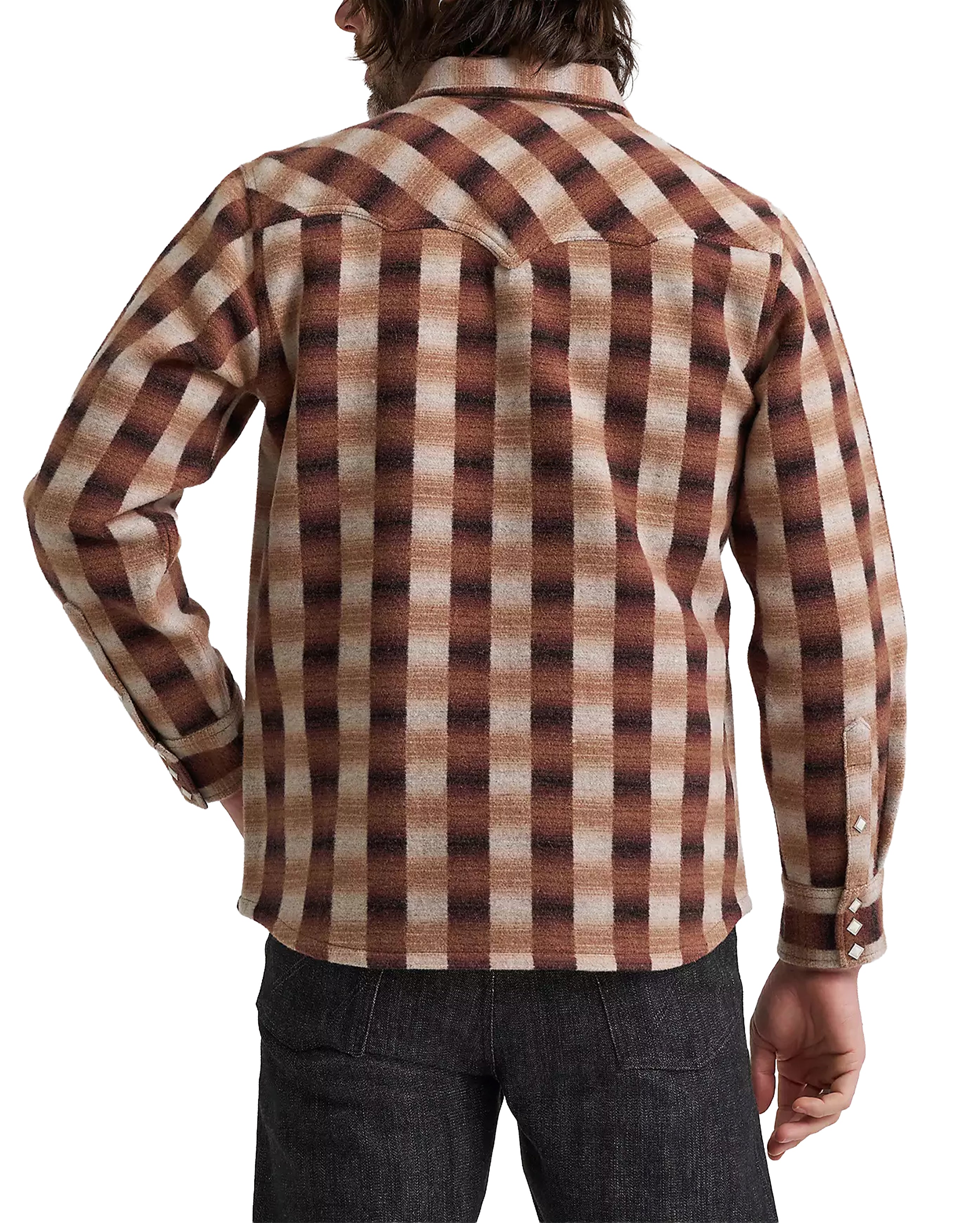 Blue Bell Wool Western Shirt Ombre - Starcowparis - 2