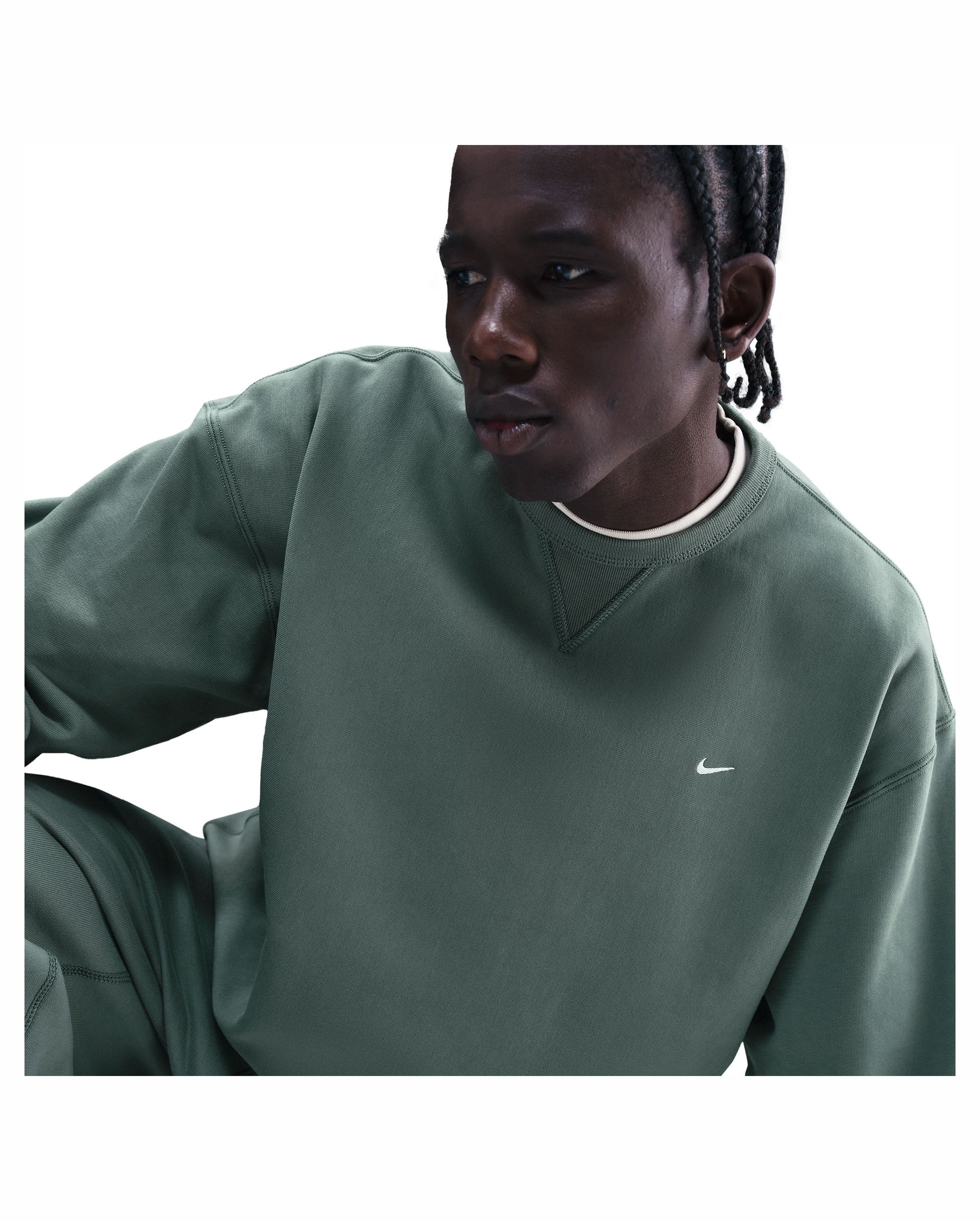 Solo Swoosh Crewneck Clay Green - Starcowparis - 4