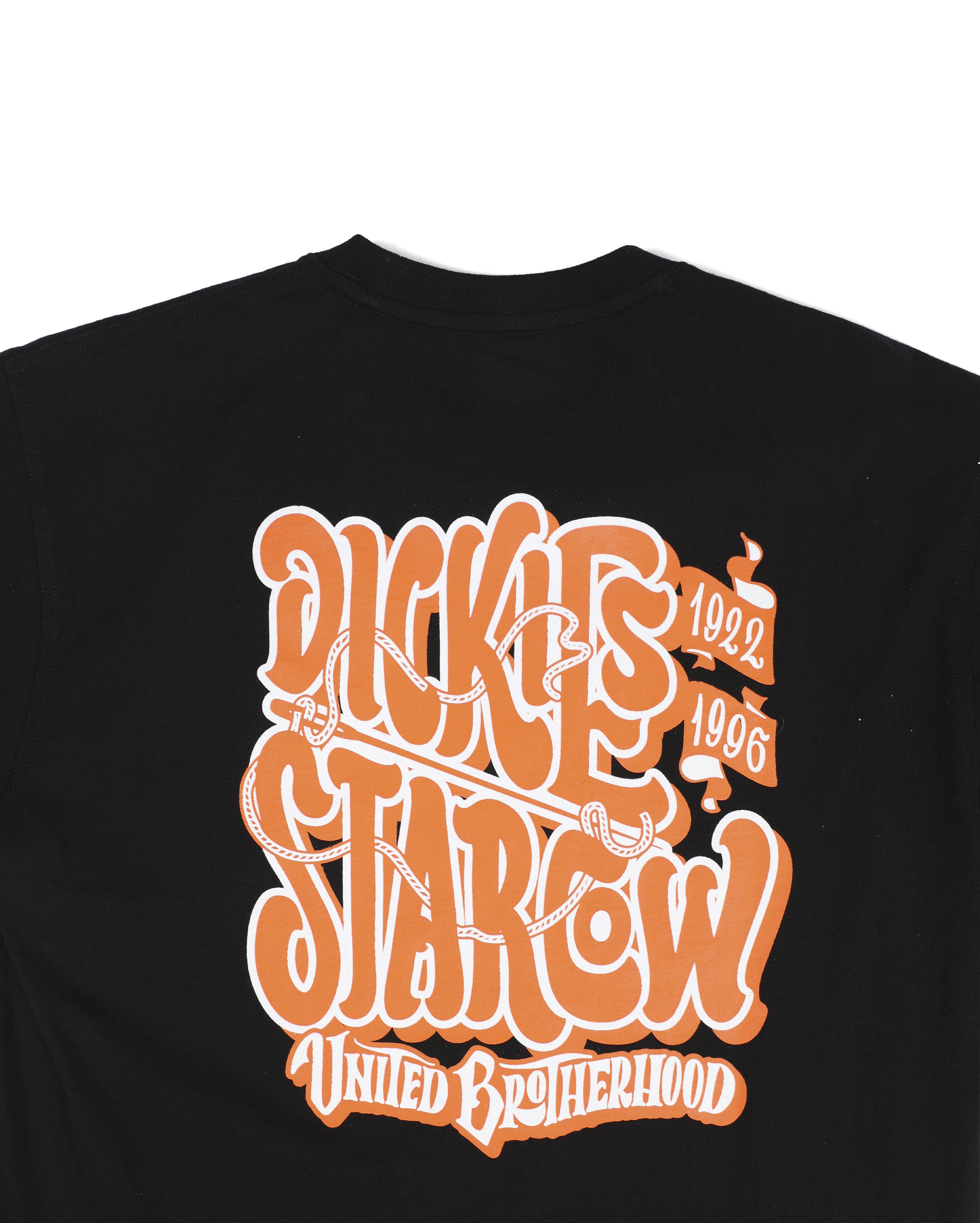 X Starcow Clancy Heavyweight SS Tee Black Orange - Starcowparis - 2