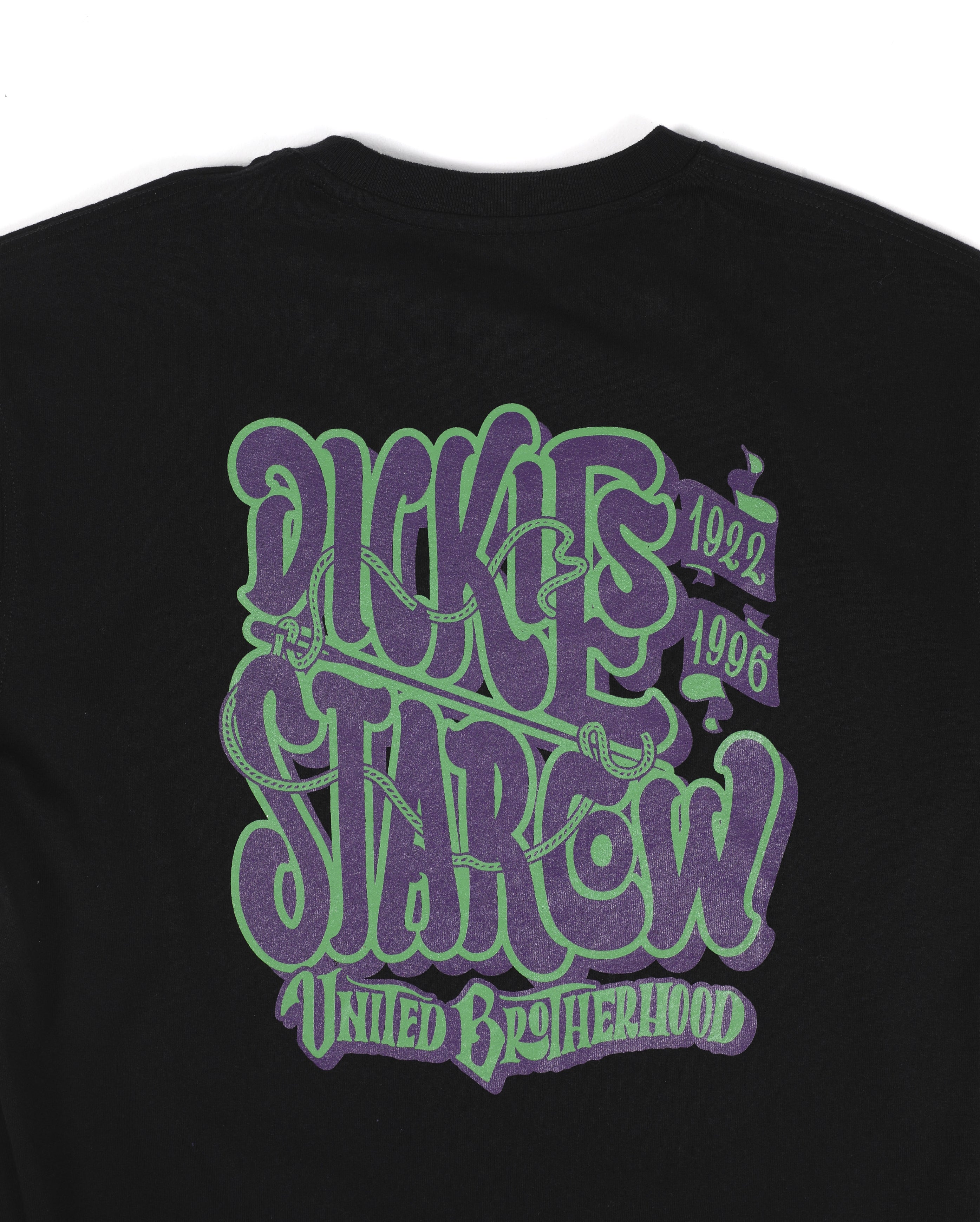 X Starcow Clancy Heavyweight SS Tee Black Purple - Starcowparis - 2