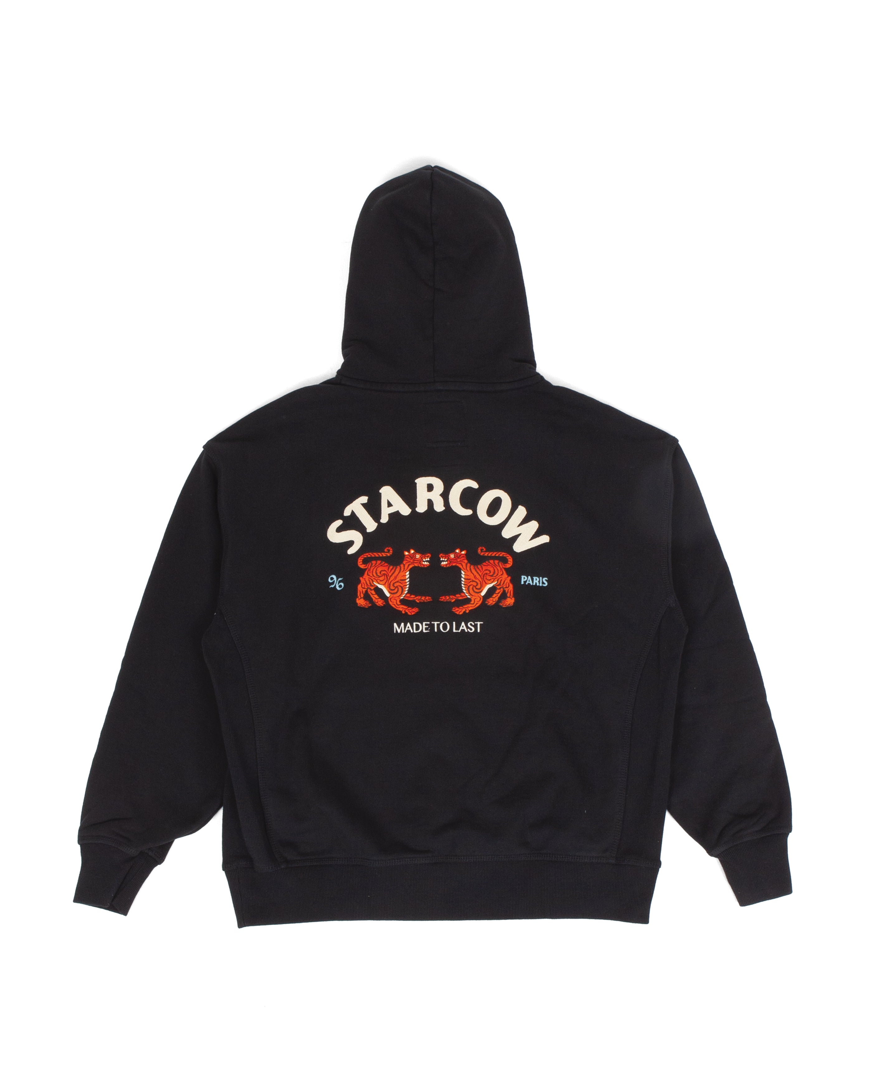 X Starcow Tiger Hoodie Black - Starcowparis - 5