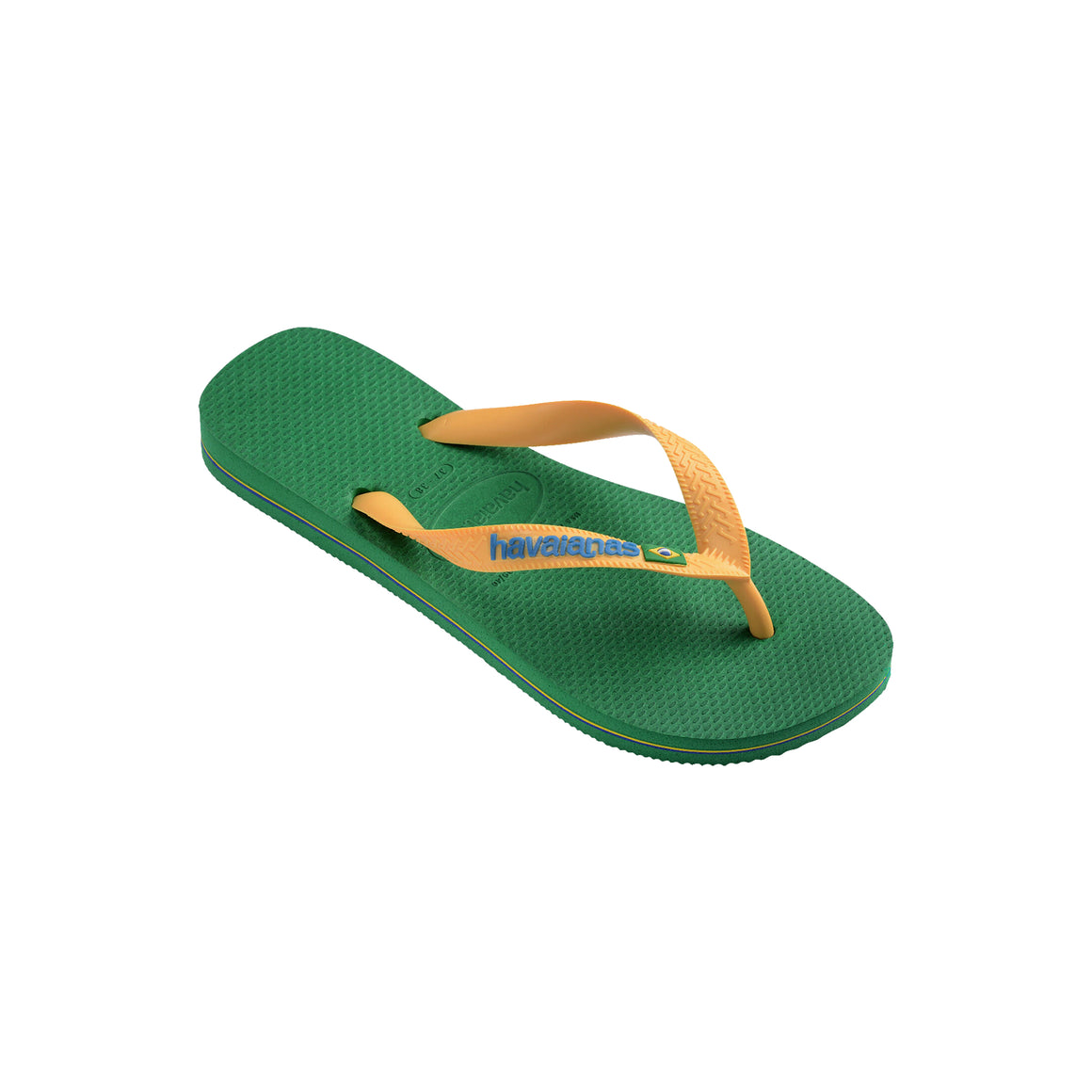 Havaianas Brasil Logo Green Yellow - 4110850-2079 - Starcow Paris ...
