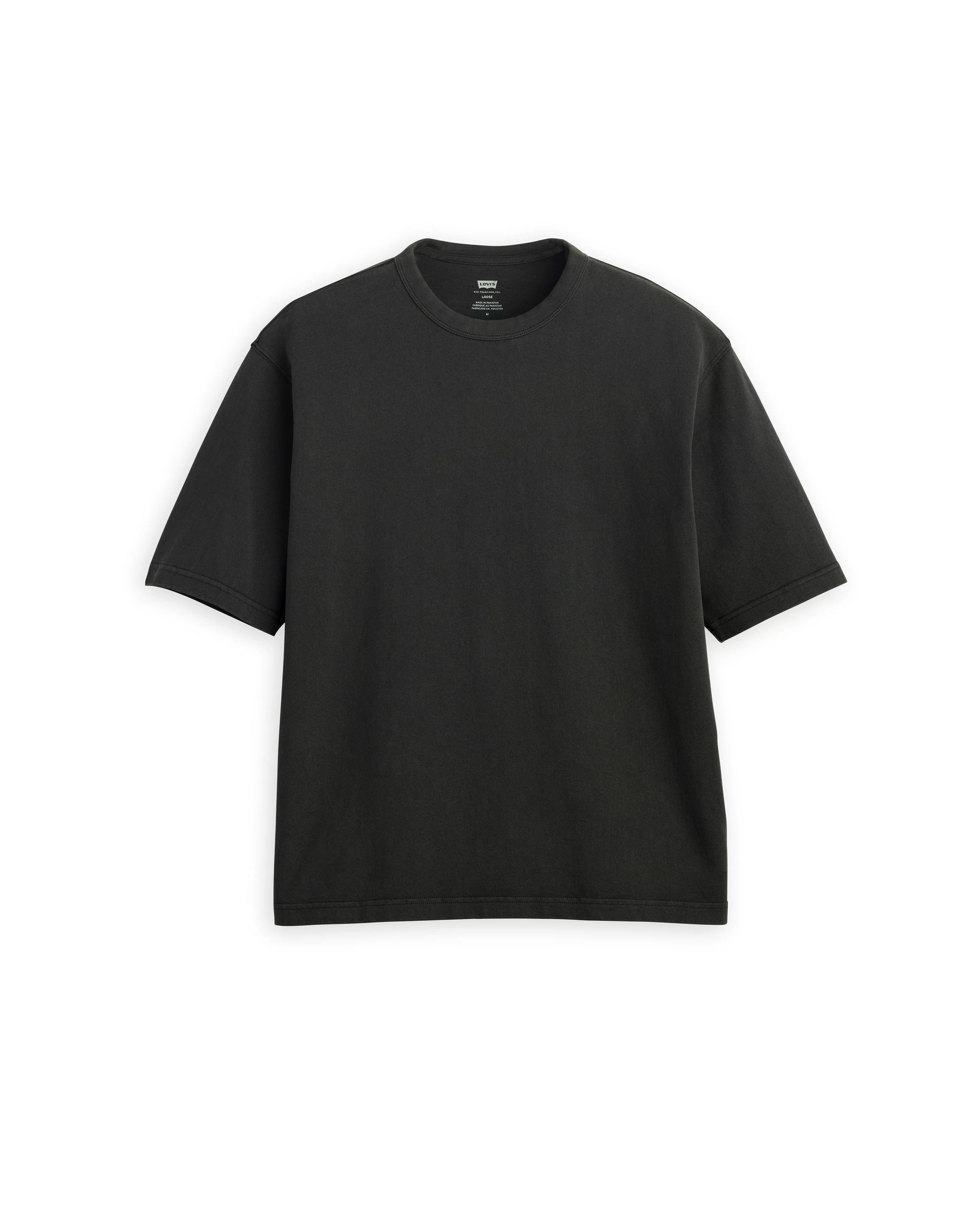 Heavyweight Loose Tee Garment Dye Jet Black - Starcowparis - 1