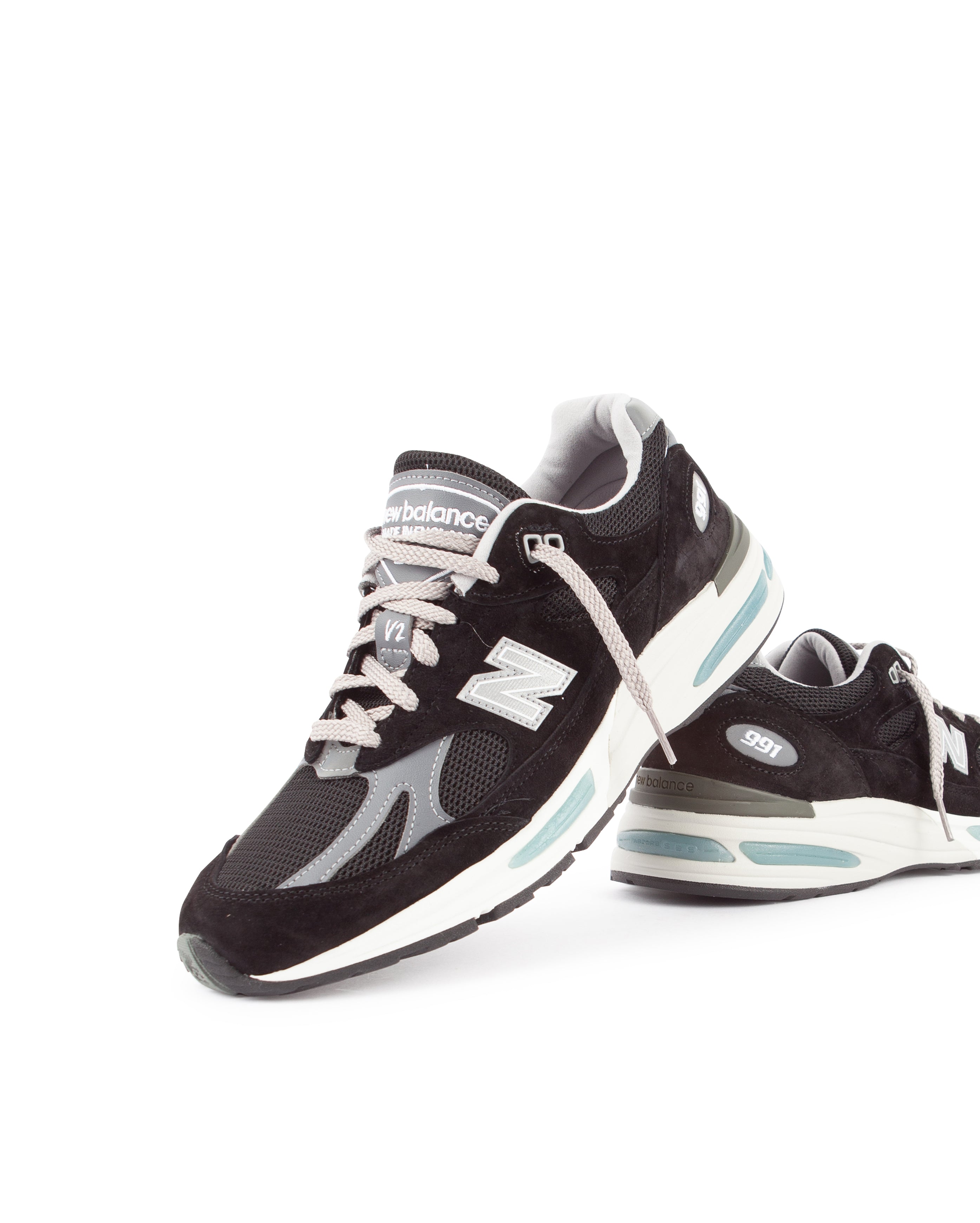 New Balance 991V2 Made In UK Black Smoked Pearl U991BK2 Starcow Paris
